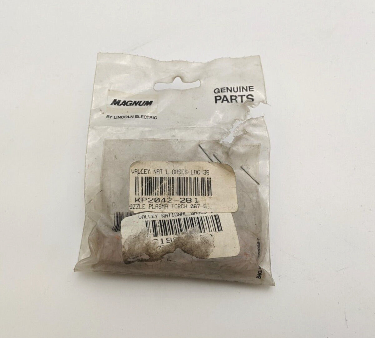 4PC Lincoln Electric S199613 Nozzle KP2042-2B1 .067" 1.7mm Plasma Cutting NOS