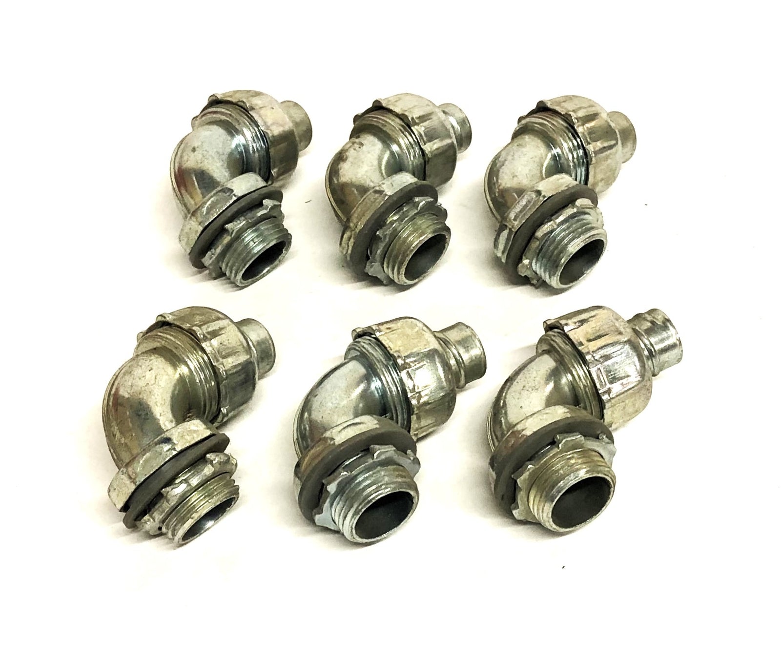 Ideal 90 Degree Conduit Connector 1/2 Inch [Lot of 6] NOS