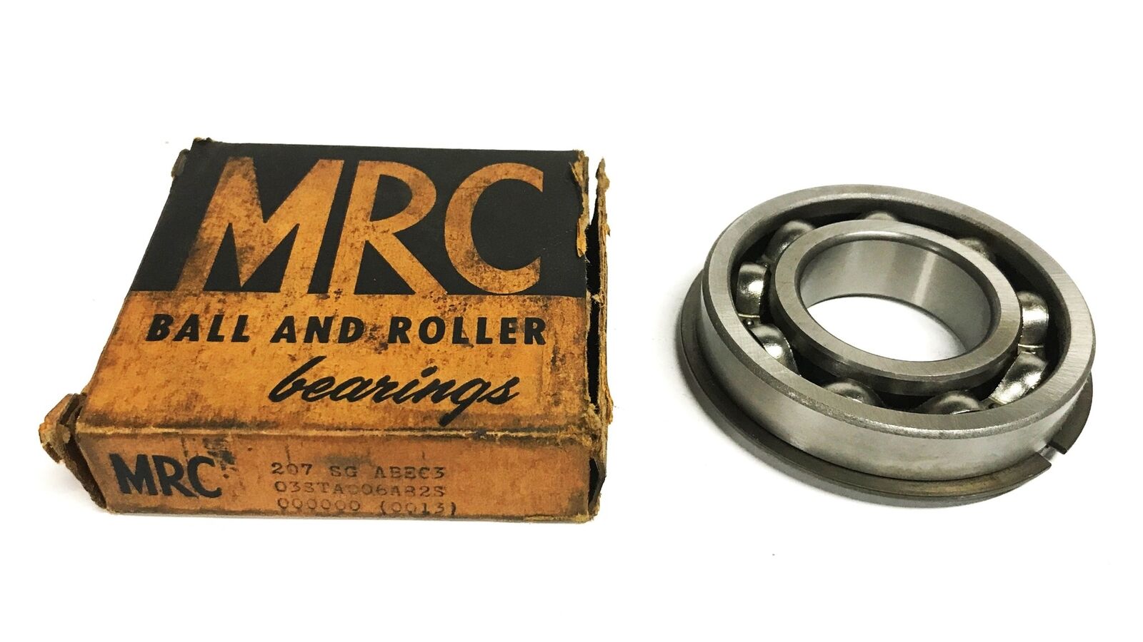 MRC Single Row Ball Bearing 207SG-ABEC3 NOS