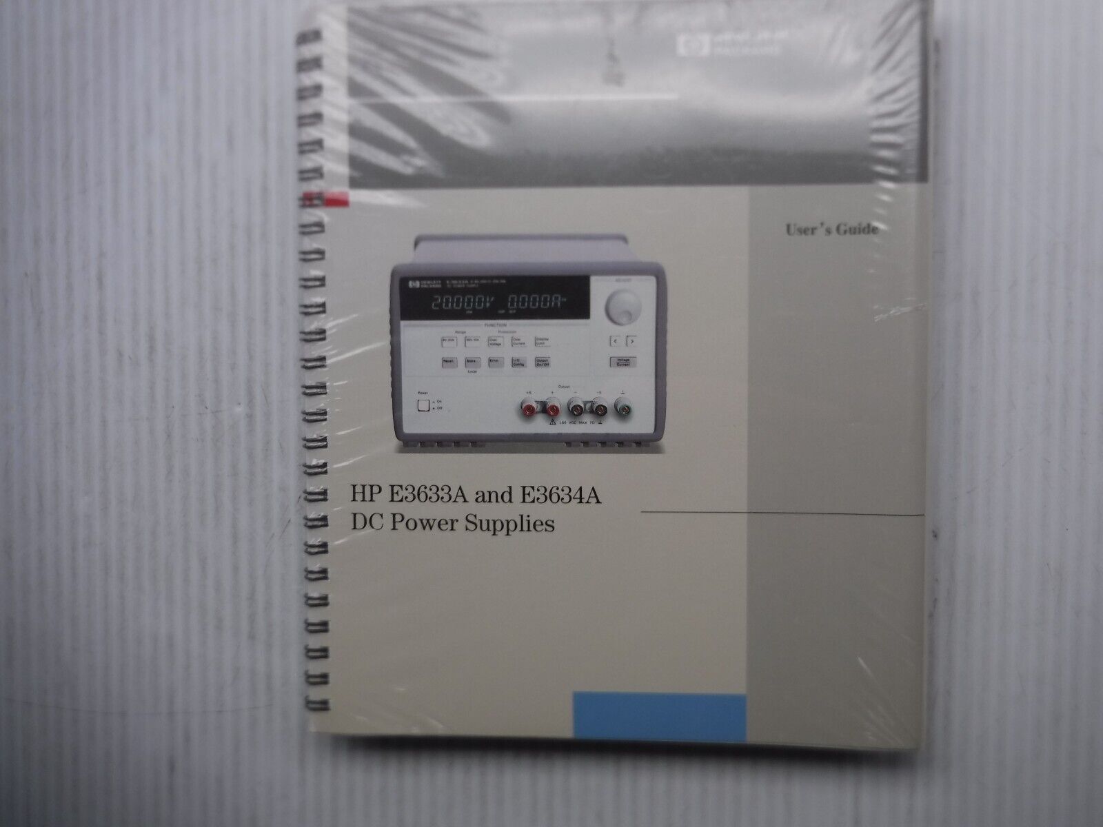 Hewlett Packard E3633A And E3634A DC Power Supplies Manual E3634-90000