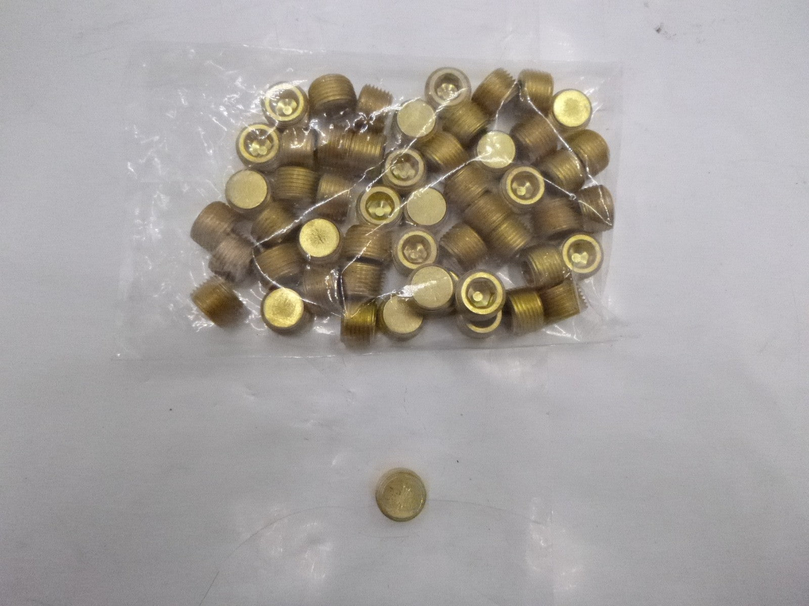 53 Pack 1/2" Brass Countersink Plug 1200PSI 28096 06115-08 1014472 106-0315 118D