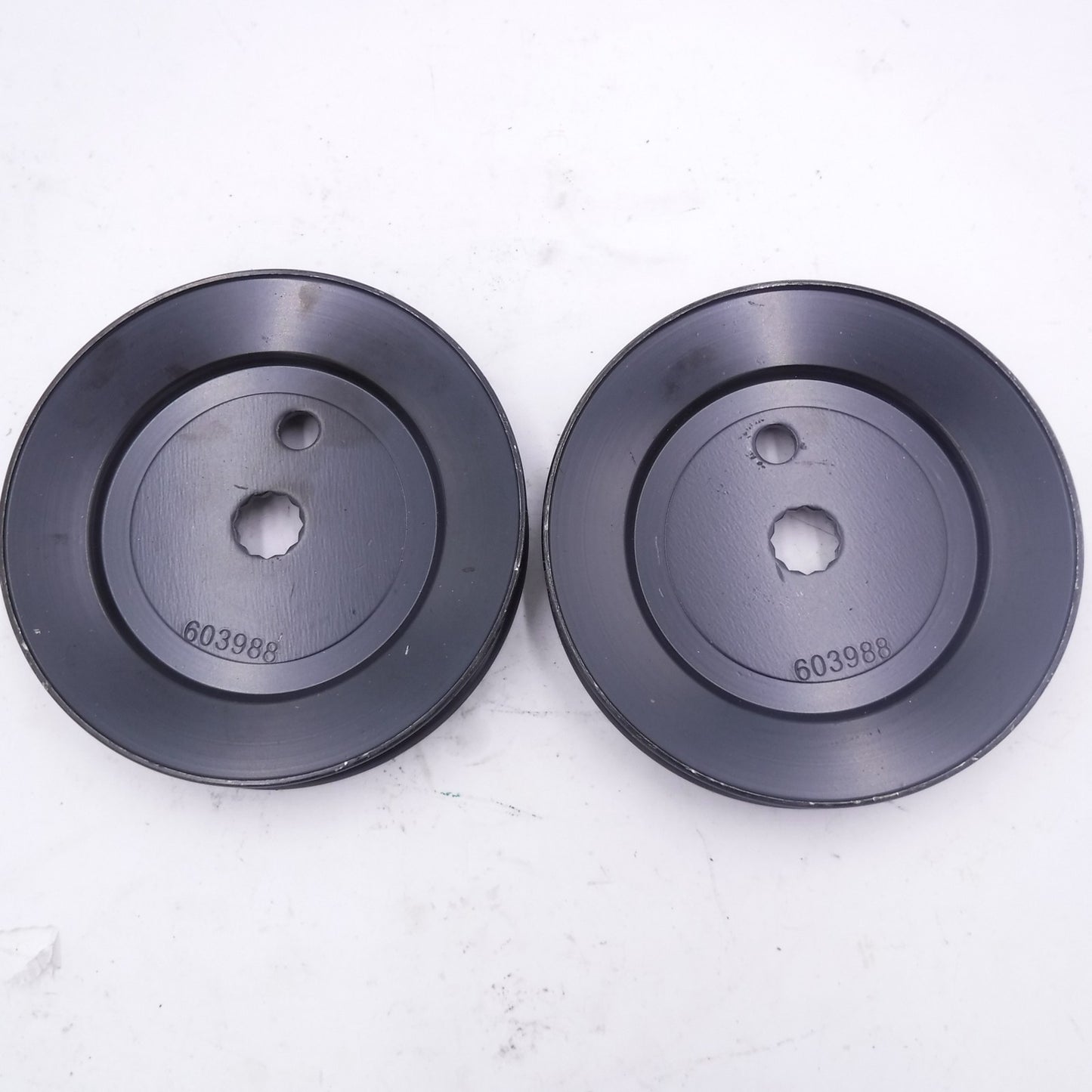2 Pack Splined Bore V-Groove Drive Pulley 4-3/4" Dia 603988 For 5L/B Belt