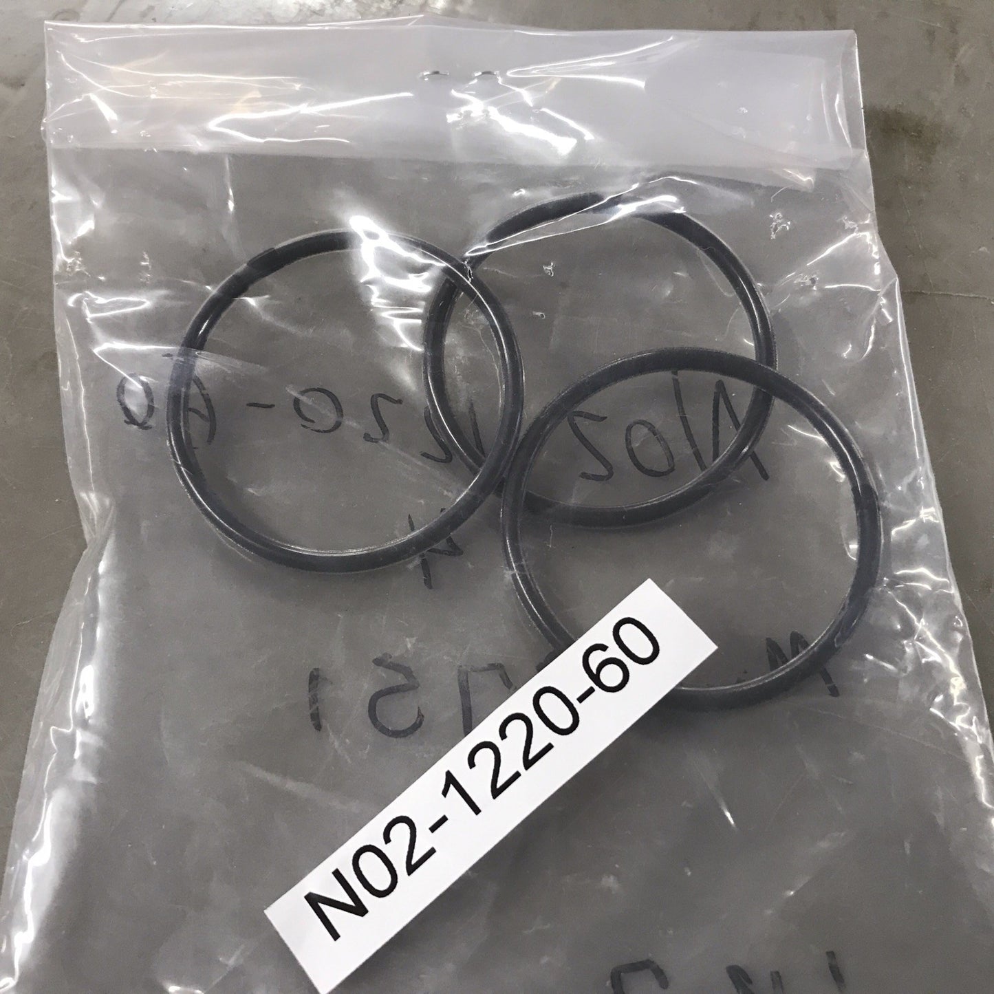 Lot Of 3 Nomad For Wilden Pump 02-1220-60 Encapsulated O-Ring; 1.859" x 0.139"