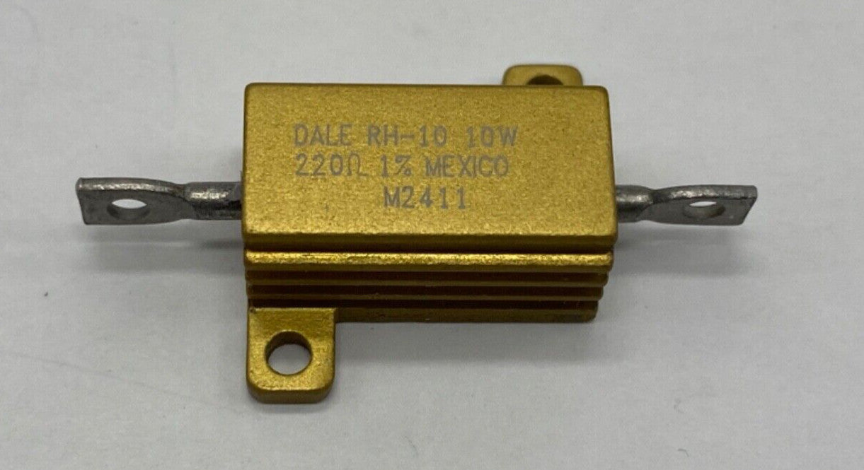 Vishay Dale wire wound resistor chassis mount RH010220R0FC02, 10 watt 220 ohm