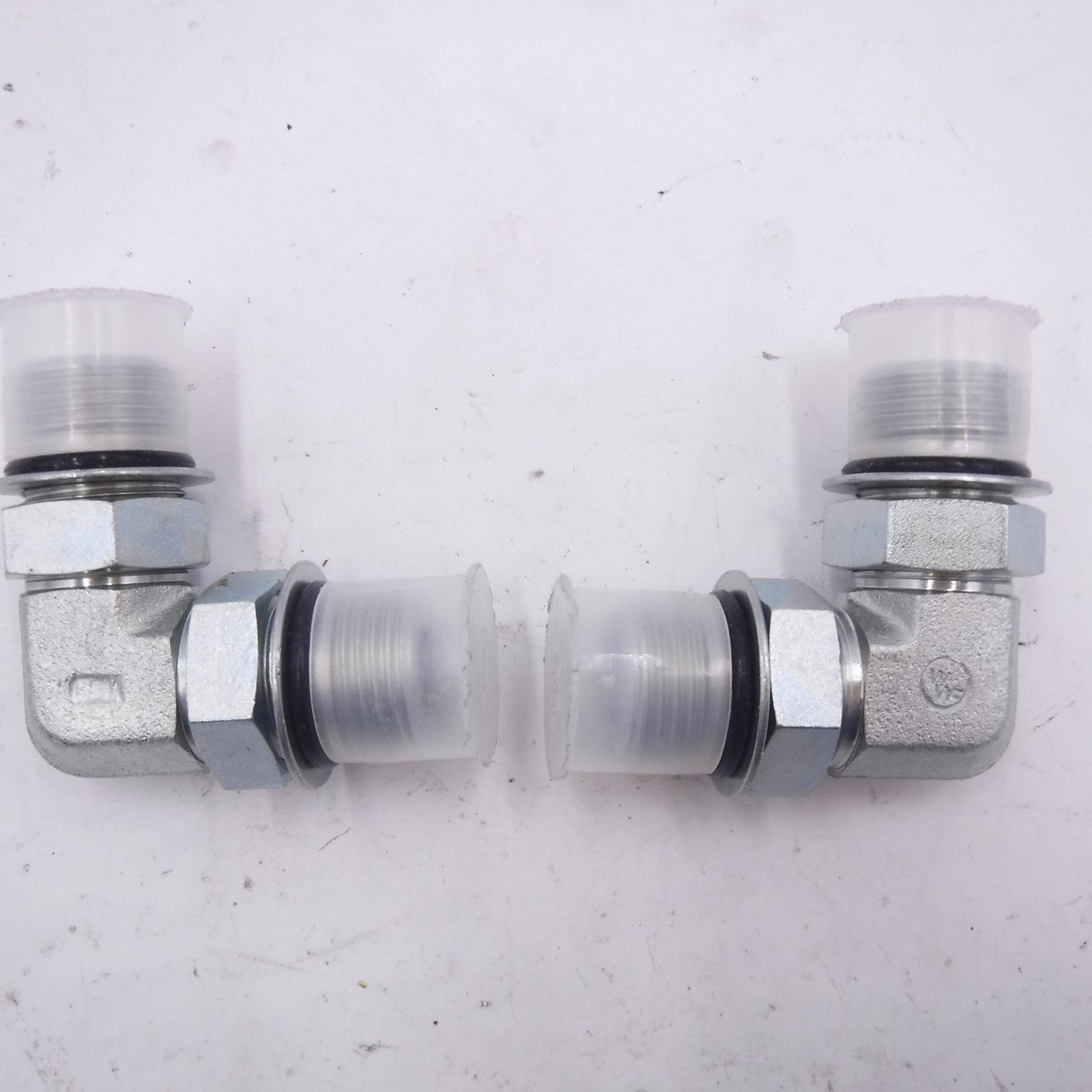 2  Pack 3/4" Male Adjustable O-Ring Boss x 3/4" Male O-Ring Boss 90° Elbow