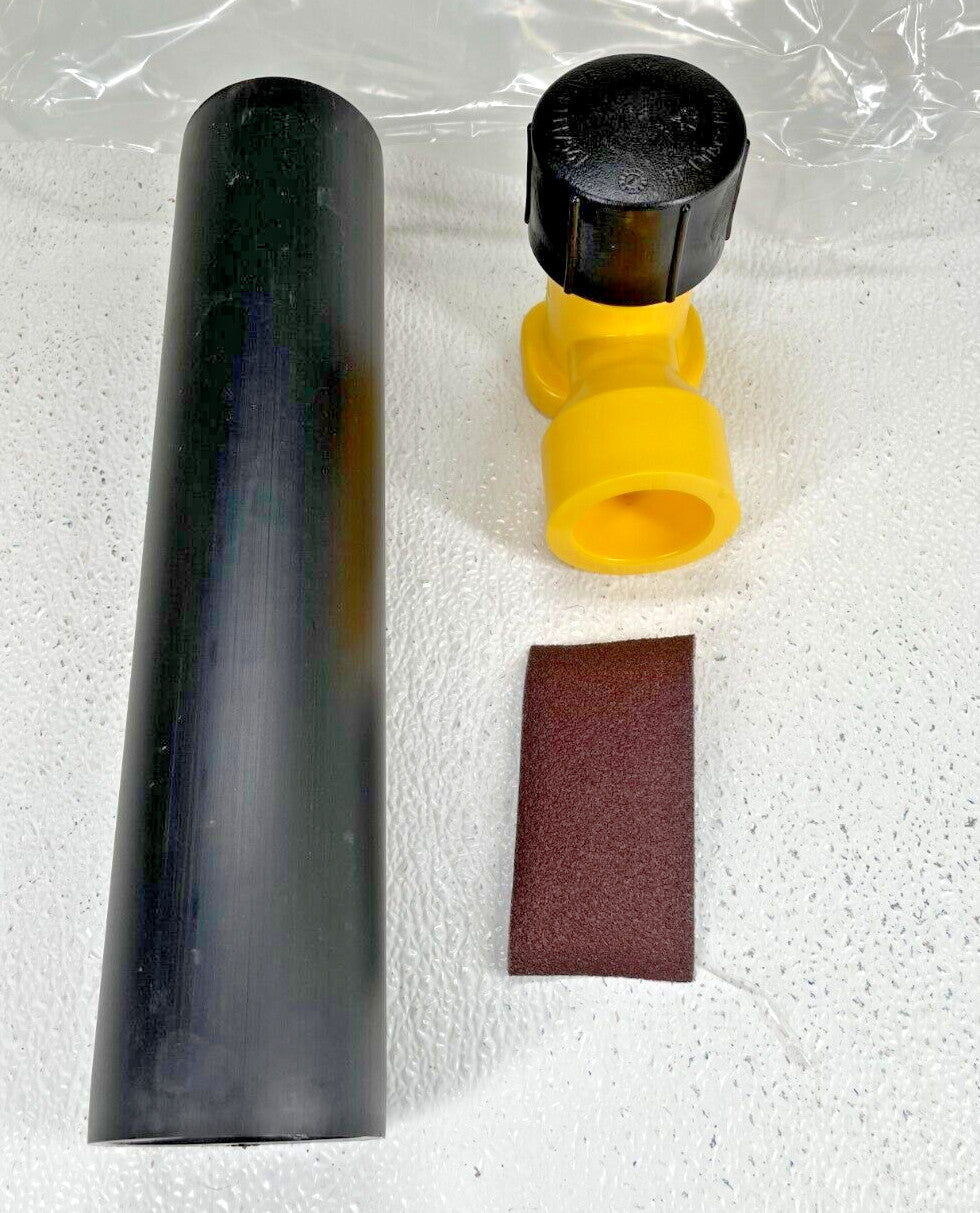 Molded POLY Standard Gas Tapping Tee 6" x 1-1/4" IPS PERFORMANCE PIPE DriscoPlex