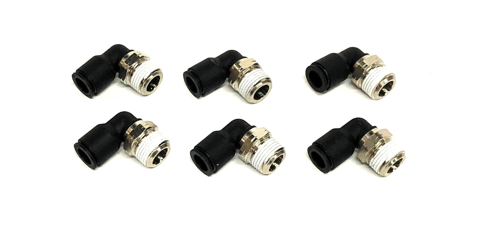 Legris Push Connect 90 Degree Elbow Male Coupling 3/8 Inch [Lot of 6] NOS