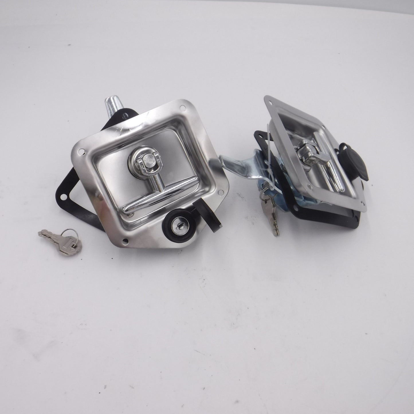 2 Pack Stainless Steel Tool Box Folding T-Handle Latches L8815
