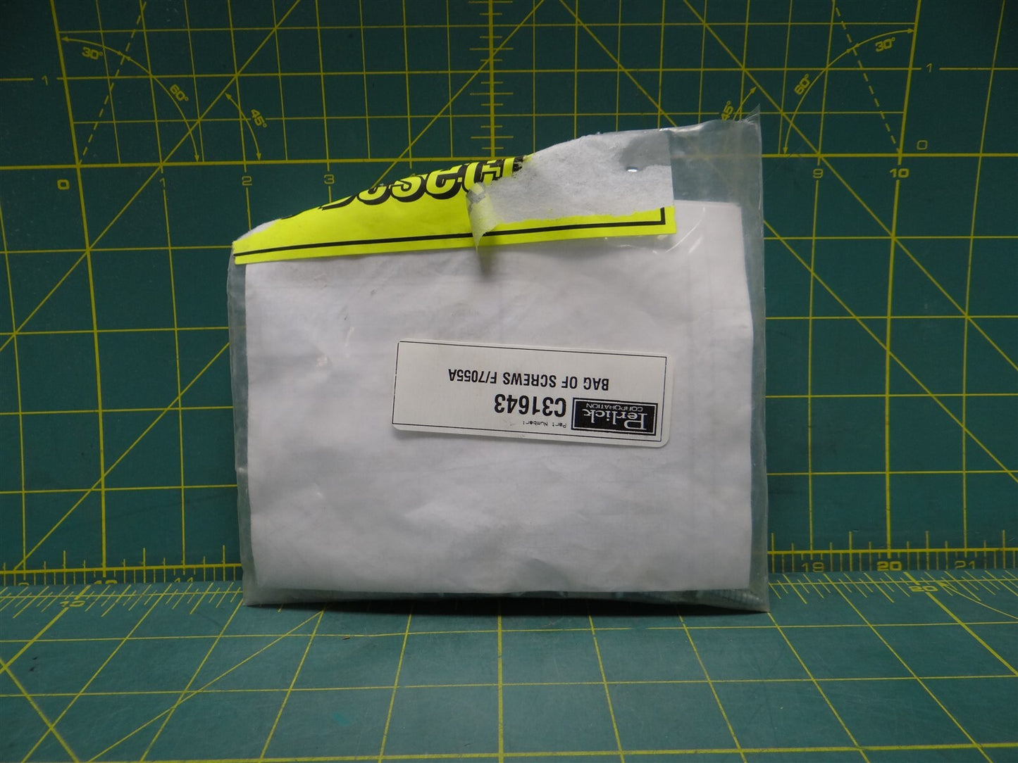 Perlick Bags of Screws F/7055A C31643 For Use With 7055A Storage Bin C31644A