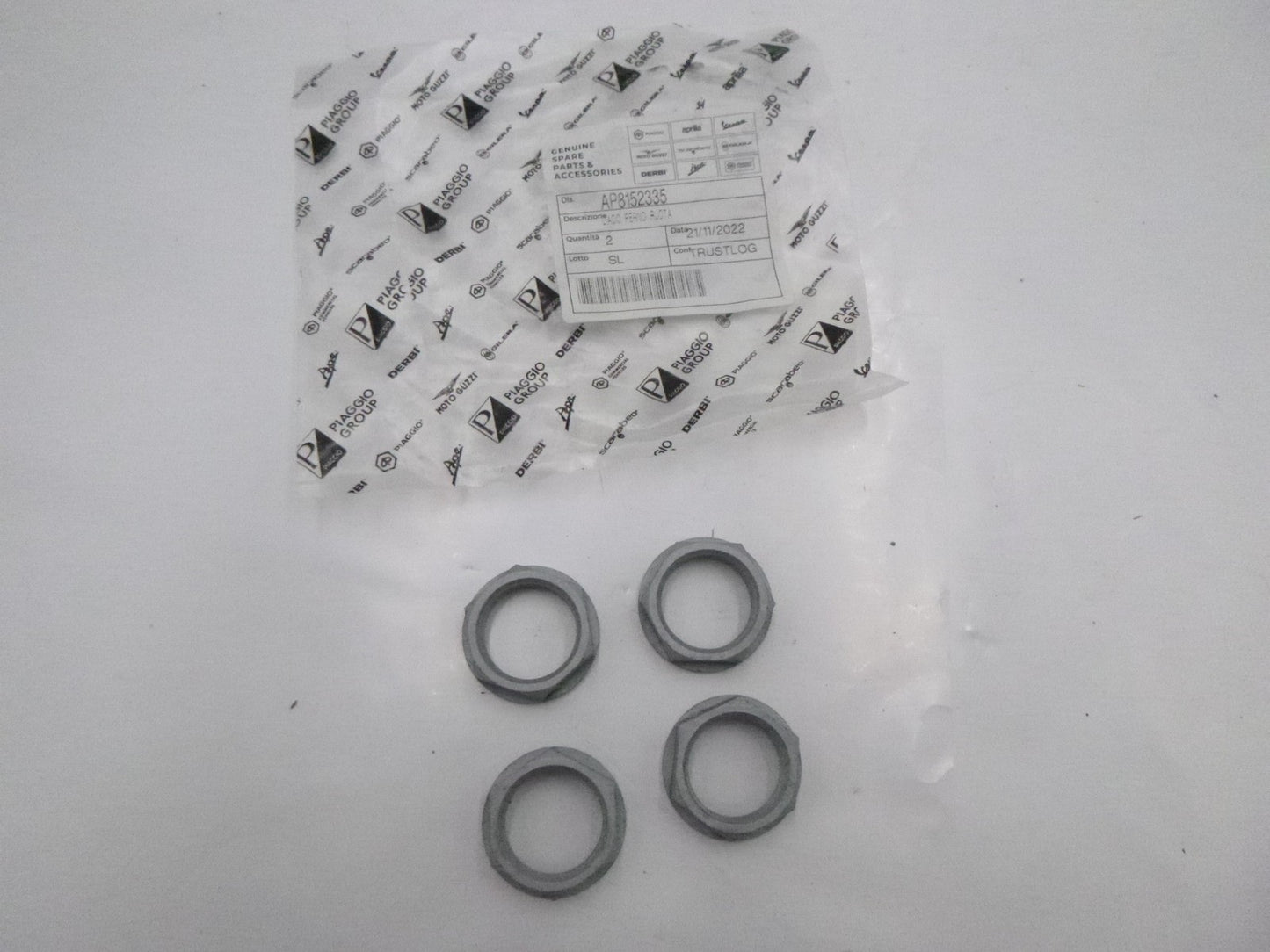 4 Pack OEM Aprilla 1998-2004 RS250 Front Axle Nut AP8152335