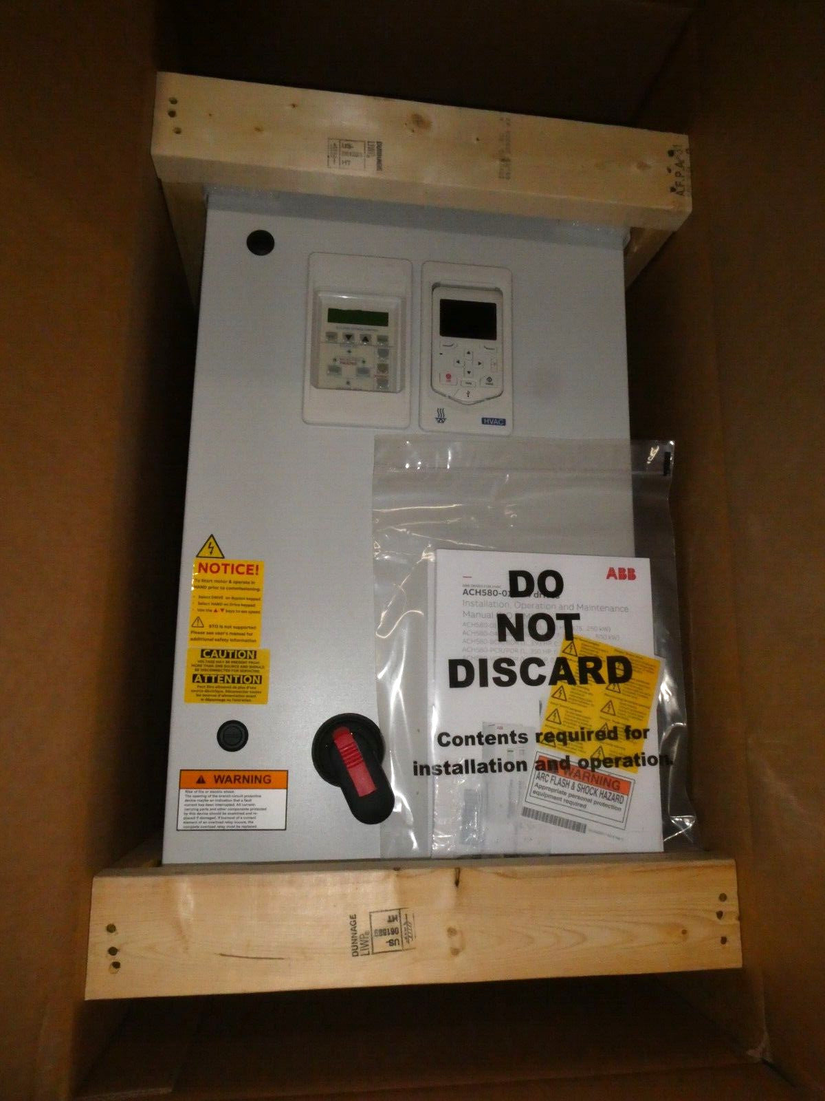ABB ACH580-BCR-023A-4+F267 AC Drive  Pld 15Hp 23A 440-480V