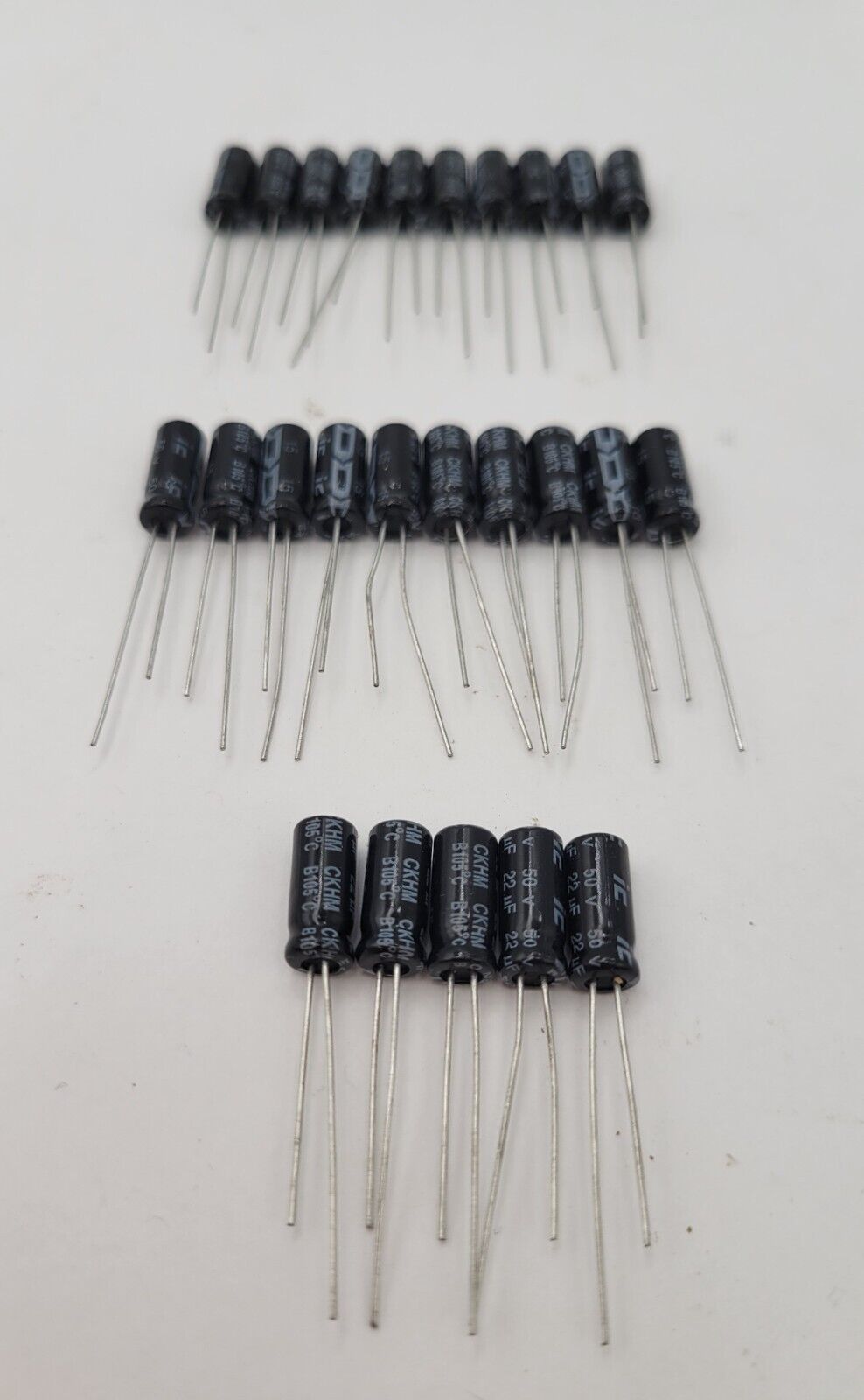 25PC IC 226CKH050M Aluminum Electrolytic Capacitor Radial Leaded 50V 22 uF ±20%