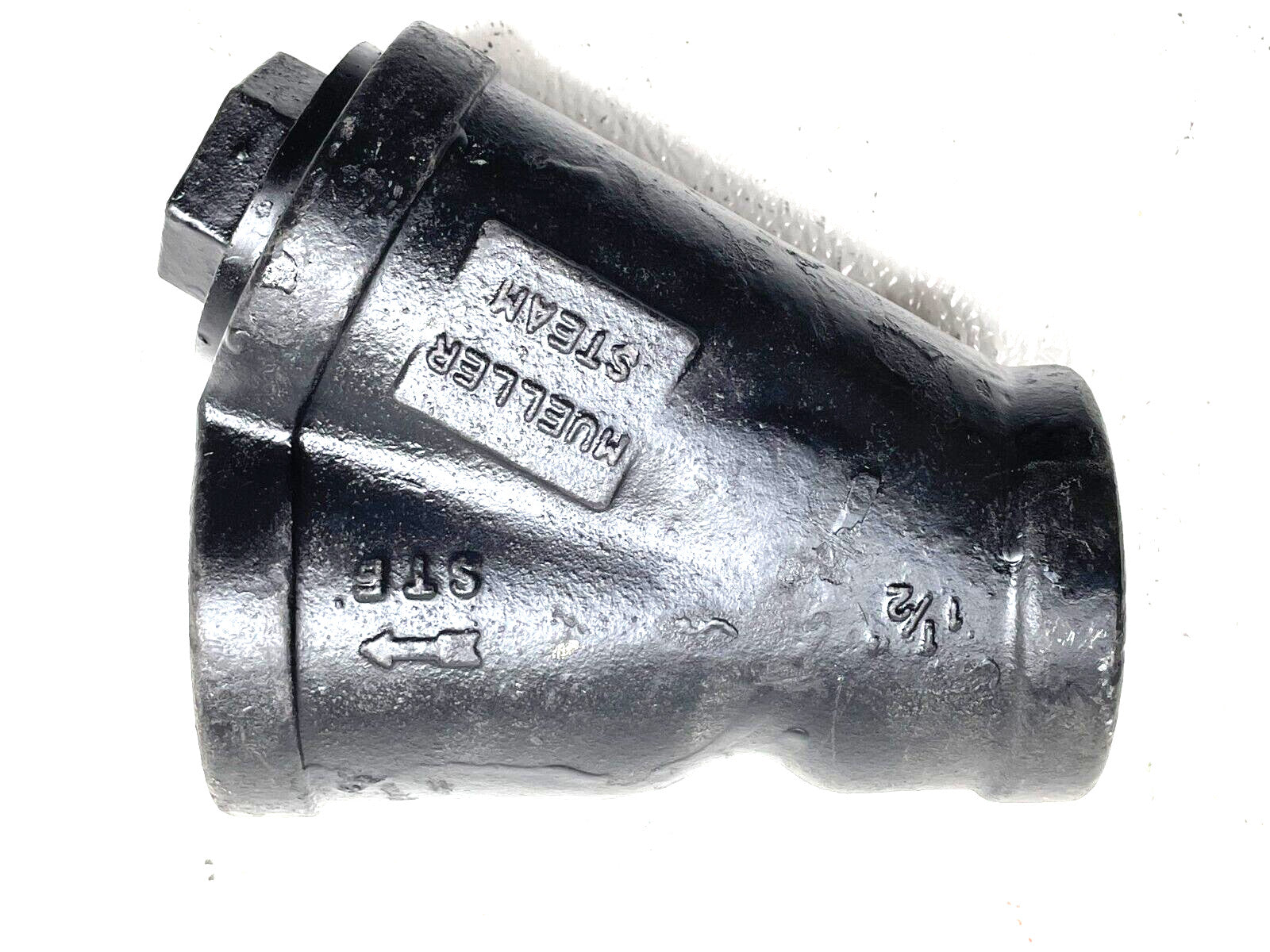 Wye Y Strainer 1-1/2" Threaded NPT 250-SWP 400-WOG / 20-Mesh Screen MUELLER 11M