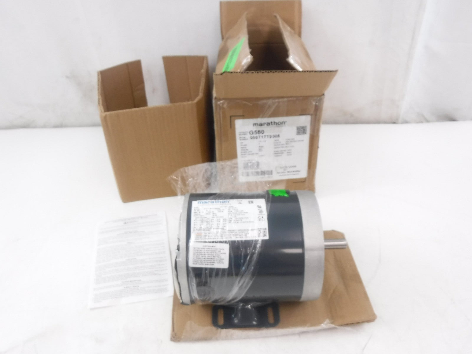 Marathon Electric 1/3-1/4HP 1725/1425RPM 208-230V 56C Frame General Motor G580