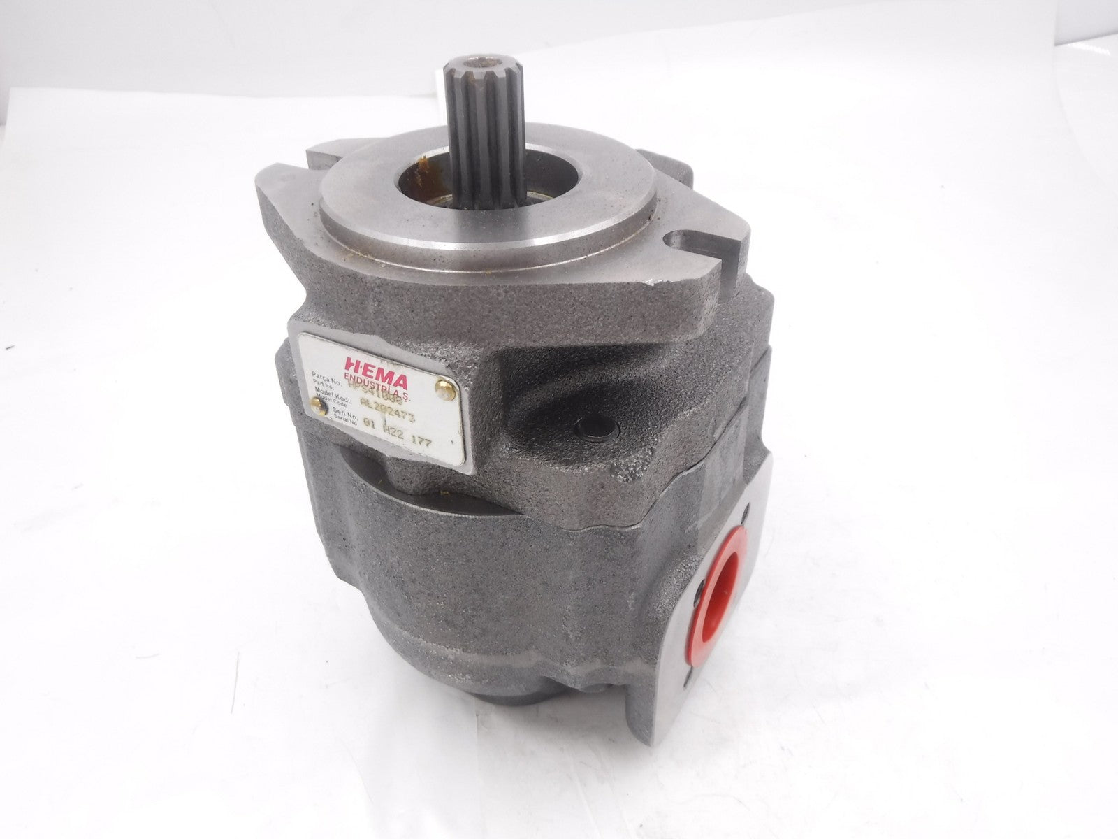 Genuine OEM John Deere Hema Hydraulic External Gear Pump For 6M 95 6105J 6120M