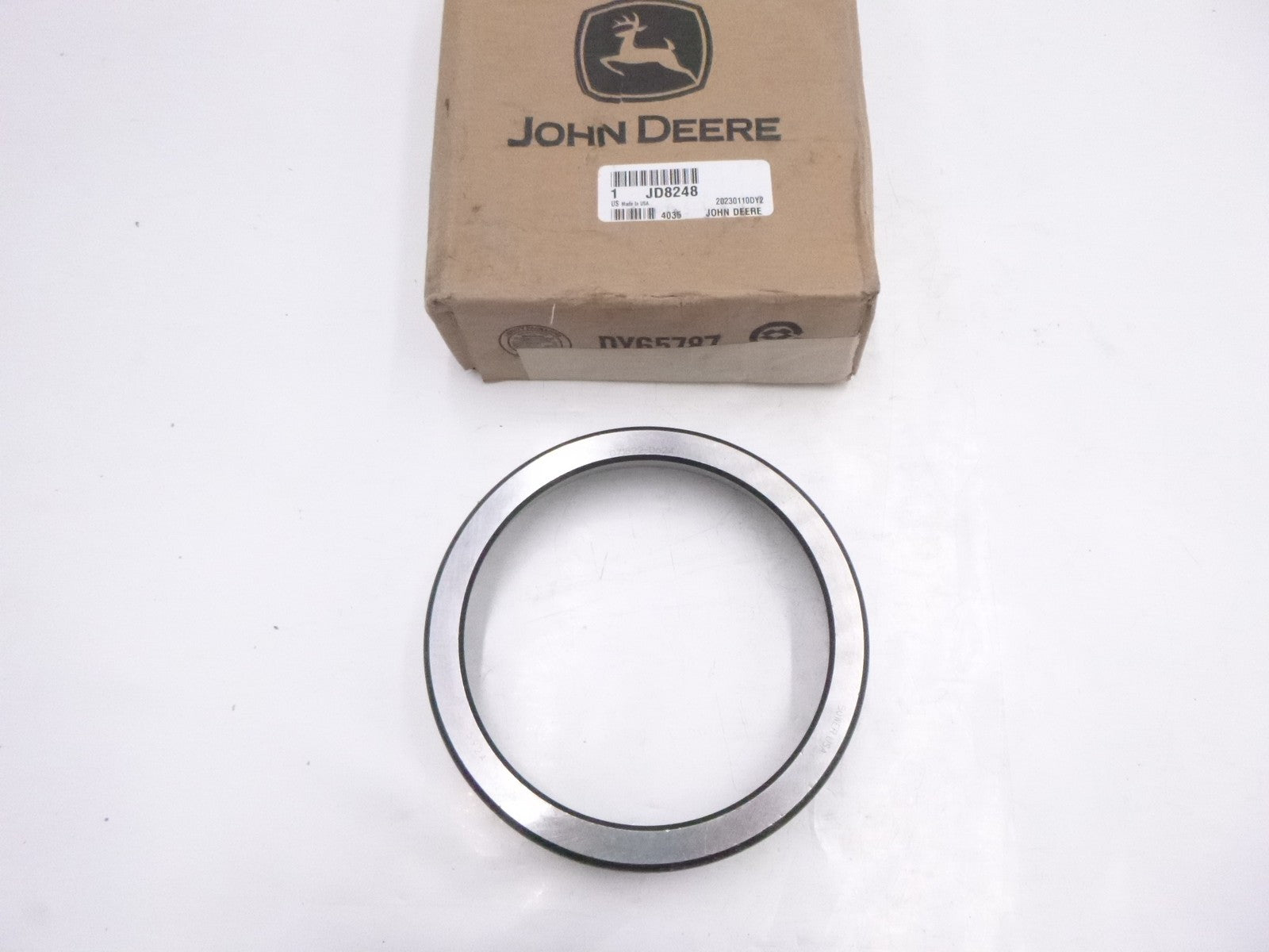 Genuine OEM John Deere JD8248 Tapered Roller Bearing Cup for 6J-1704 6J-904