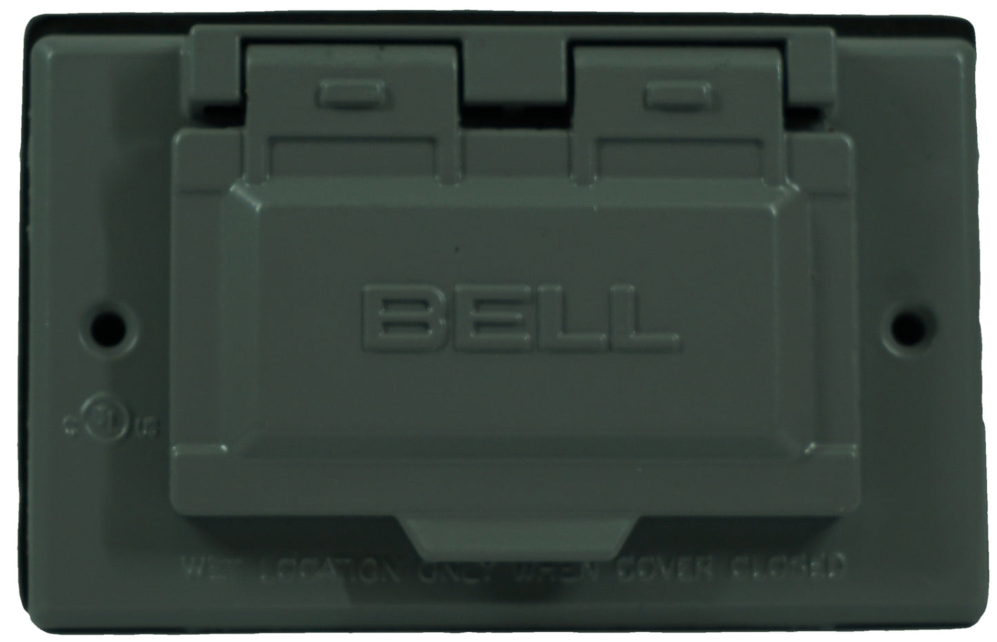 BELL OUTDOOR 5101-0 Weather duplx  Cover GFCI Cover Horizontal