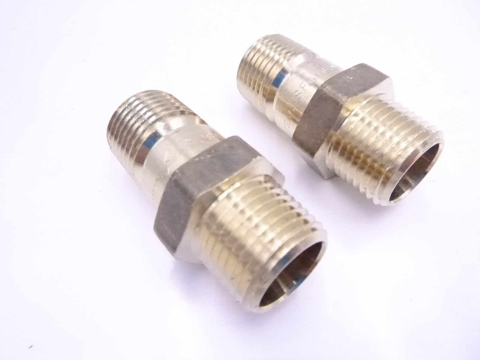 2pk Brass Check Valve 1/2" Male 1/2 Male Thread Non Return One Way Prevent  Back