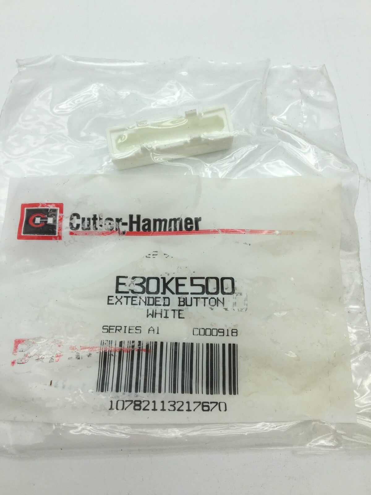 2 Piece Cutler-Hammer E30KE500 Extended Push Button Cover Cap Rectangular White