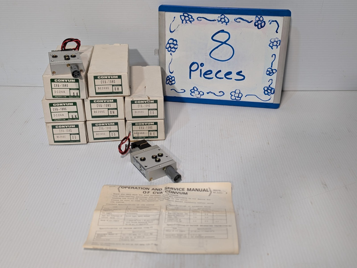 Convum CVA-10HS vacuum ejector, DC24AC, 0.1-0.6MPa range