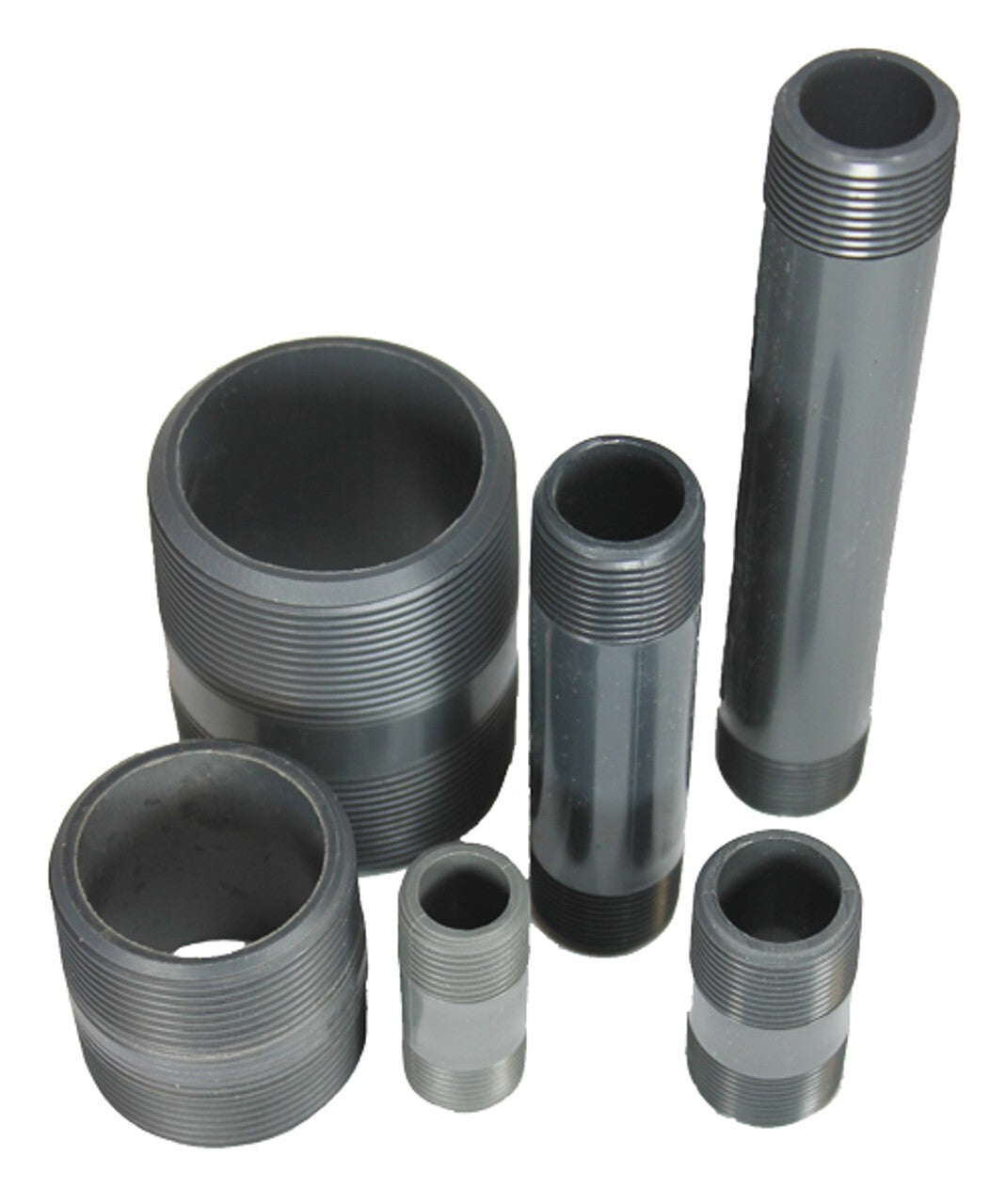 PIPE NIPPLE 1" Schedule 160 x 6" Long Thread Both End A106B Seamless, Black