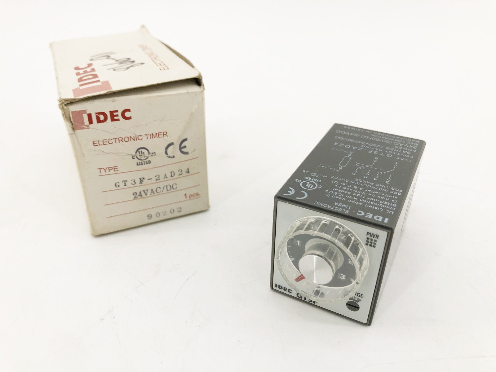 New Idec GT3F-2AD24 Electronic Timer 24VAC/DC