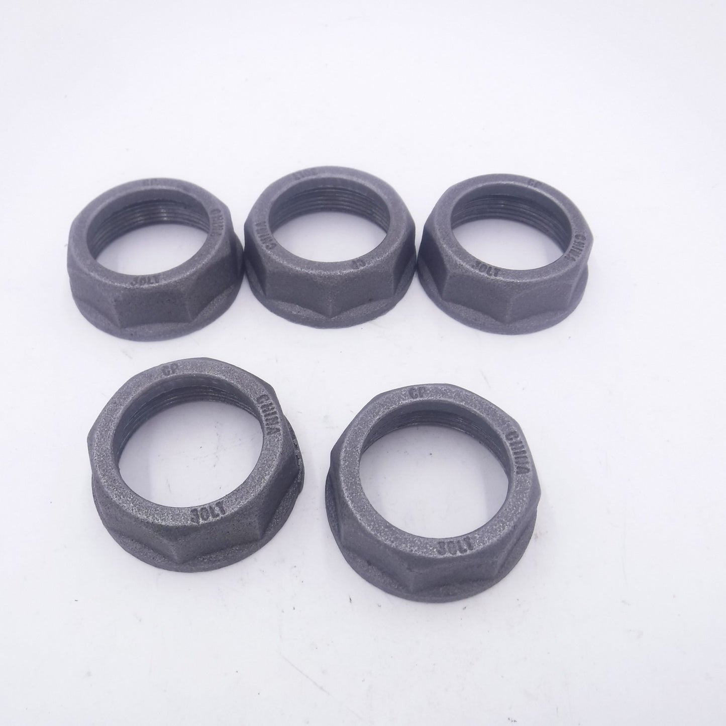 5 Pack McDonald 4815-576 Galvanized Gas Meter Swivel Nuts