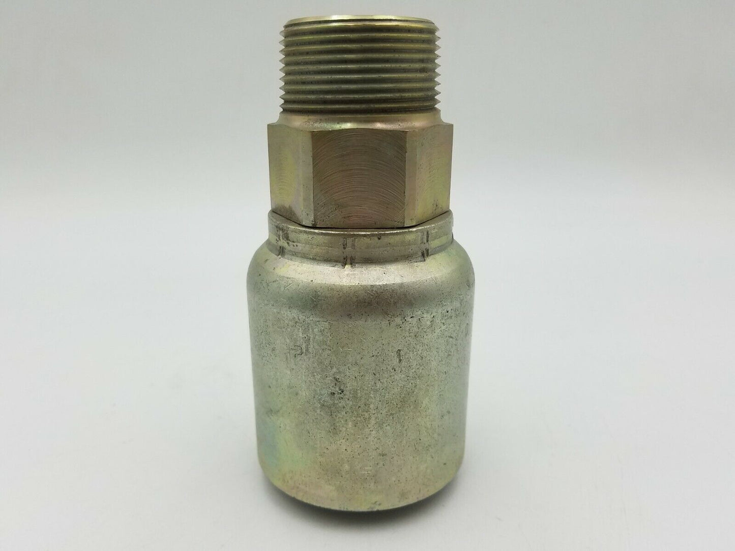 Parker 10178-20-20 Hydraulic Hose Fitting 1-1/4" NPTF 1-1/4" Hose Steel Straight