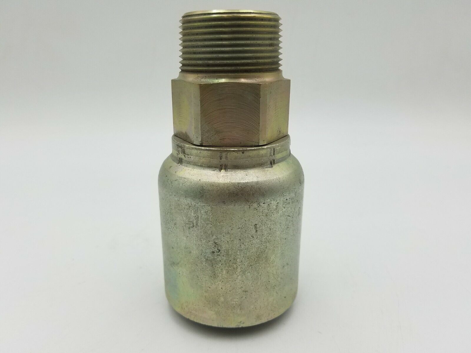 Parker 10178-20-20 Hydraulic Hose Fitting 1-1/4" NPTF 1-1/4" Hose Steel Straight