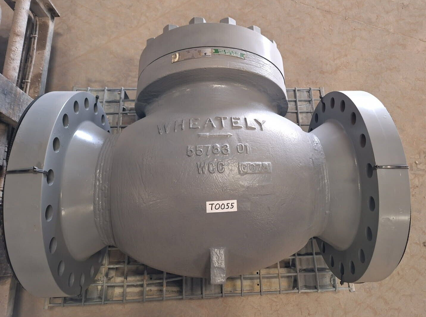 CAMERON WHEATLEY 12" Class 900 RTJ Flanged Piston Check Valve PN: 9D-75746-01