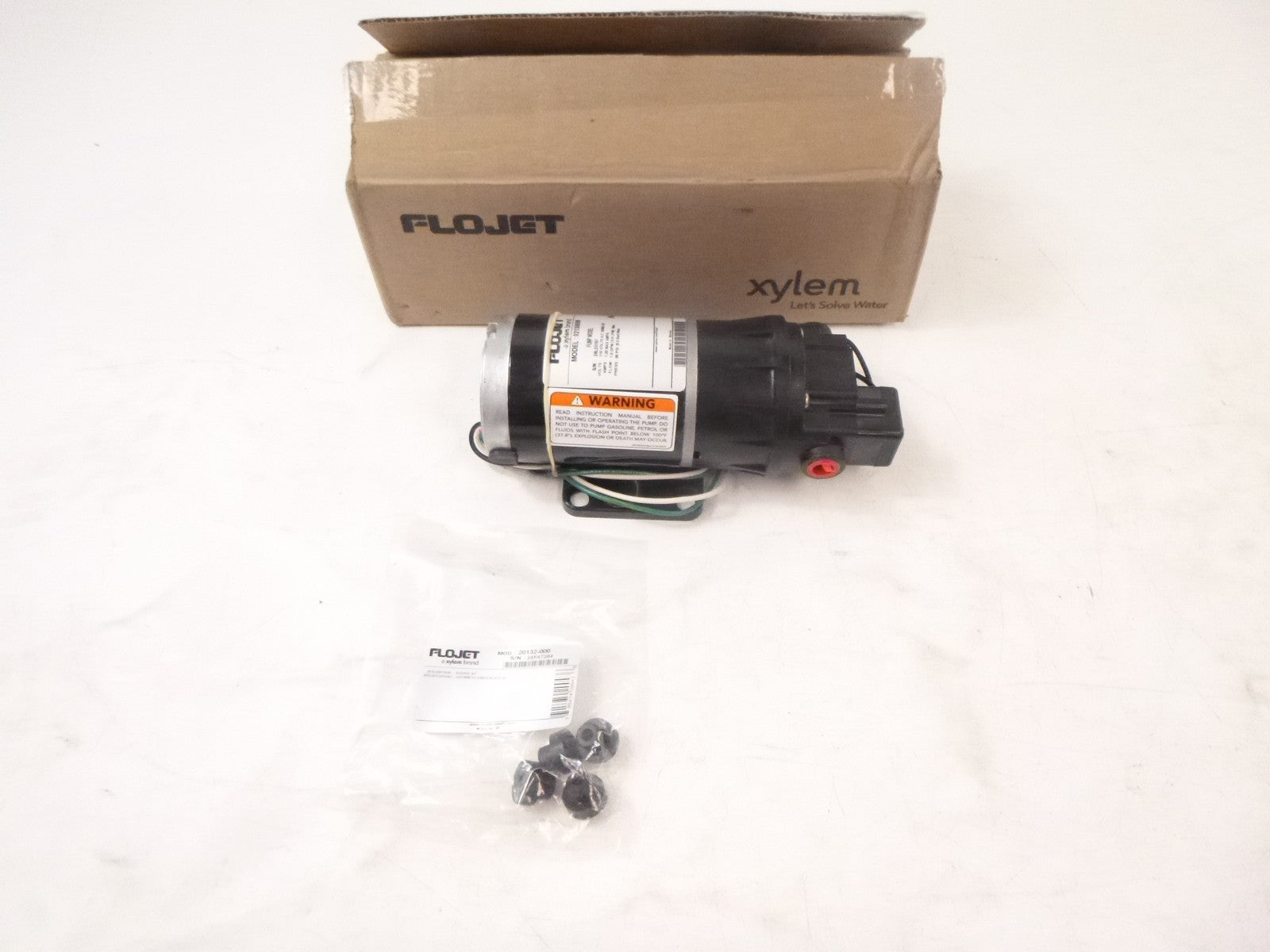 FloJet 02130599A Duplex Diaphragm Pump 115V Santoprene/Viton