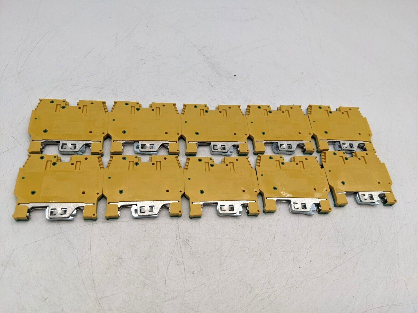10 Piece Set Wieland WK4/D2/2SLU Protective Conductor Clamp 500 Volt 20-10 AWG