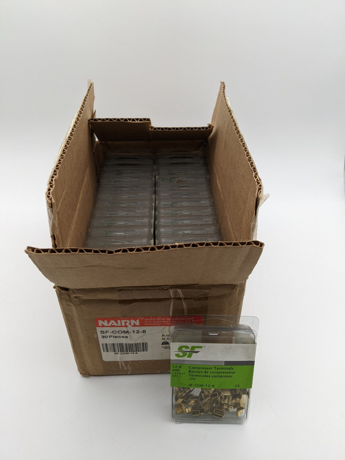 1 CASE Ingersoll Rand SF SF-COM-12-8	12-8 AWG Compressor Terminals Blade Clamp