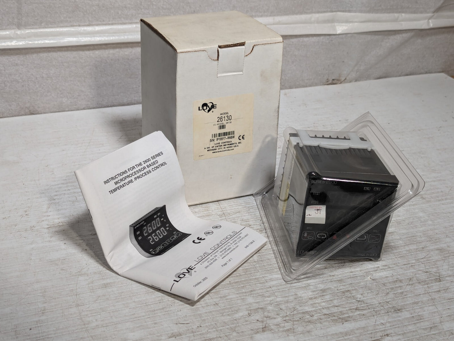 Dwyer 26130 Microprocessor Based Temperature / Process Controller, Love Controls