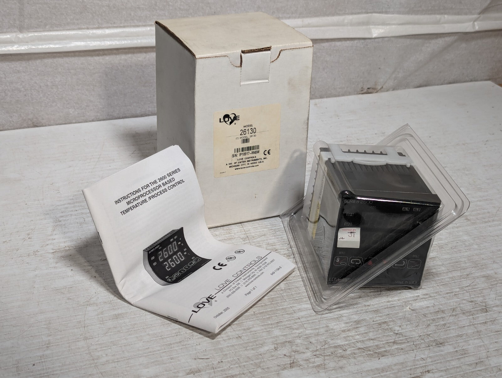 Dwyer 26130 Microprocessor Based Temperature / Process Controller, Love Controls
