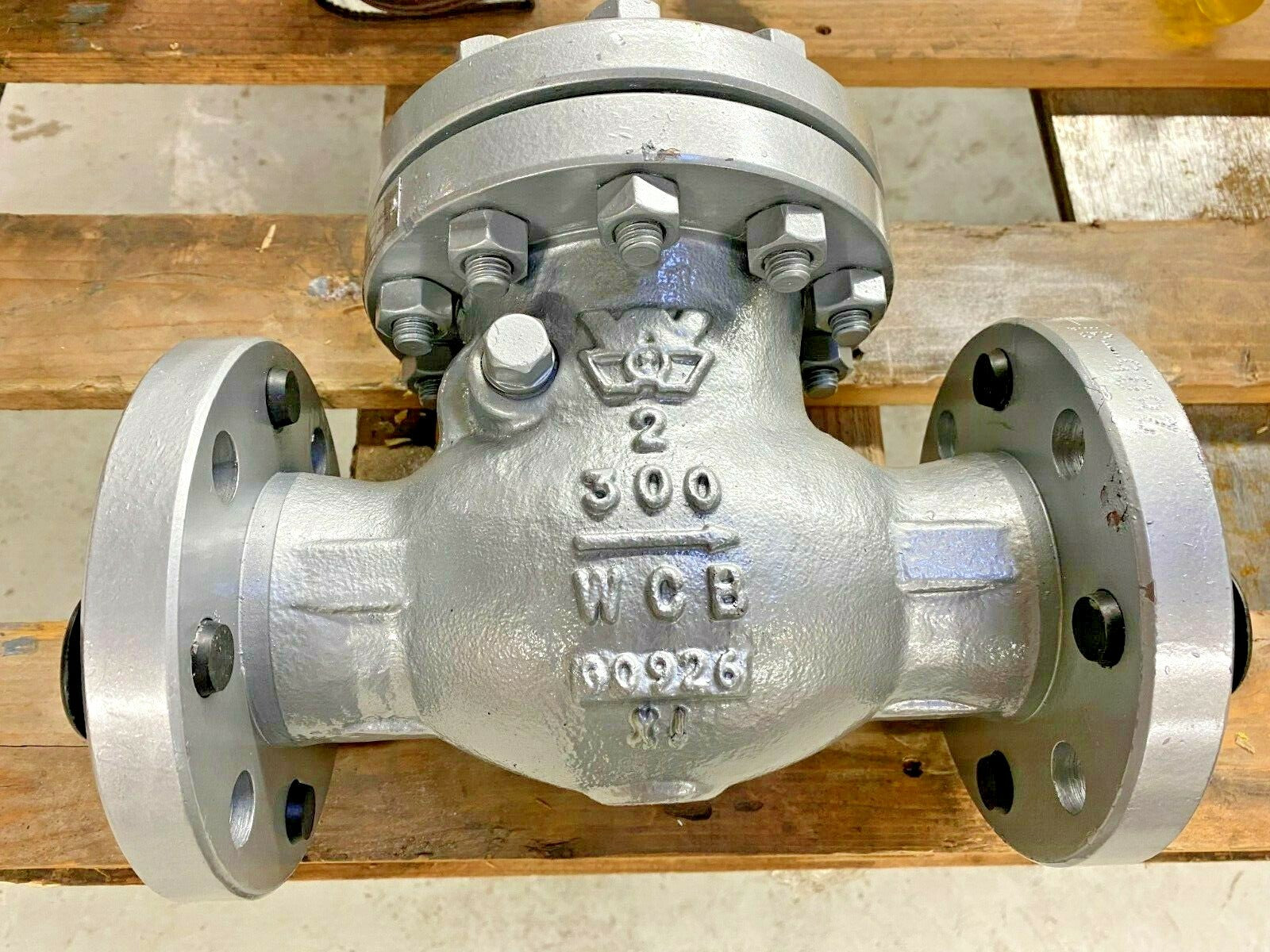 WILLIAMS 301F-2N Cast Steel Swing Check Valve 2" Class 300 RF Flange Trim #8 