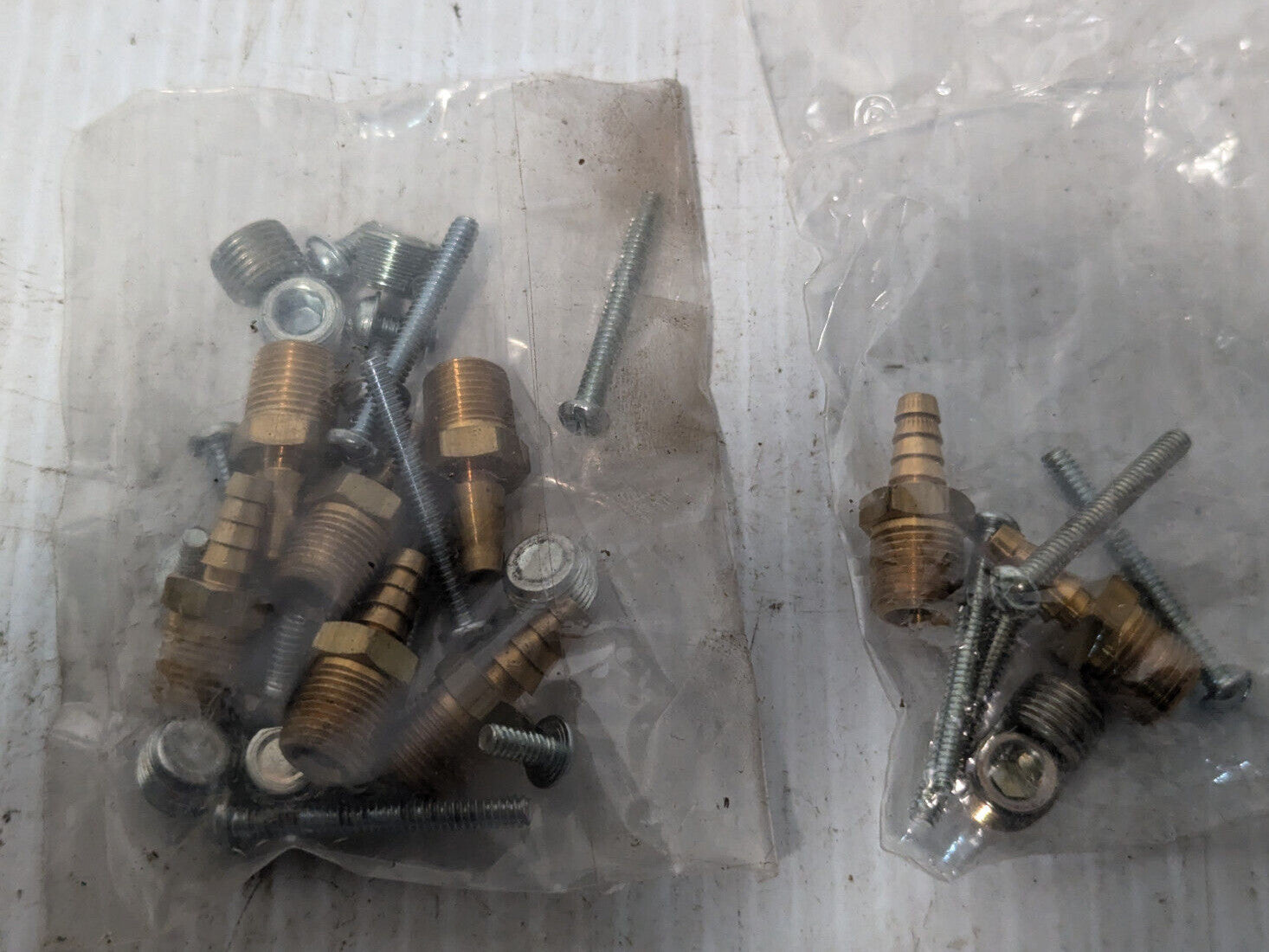 Lot of hardware for pressure gauge, switch, industrial, part unknown, free ship.