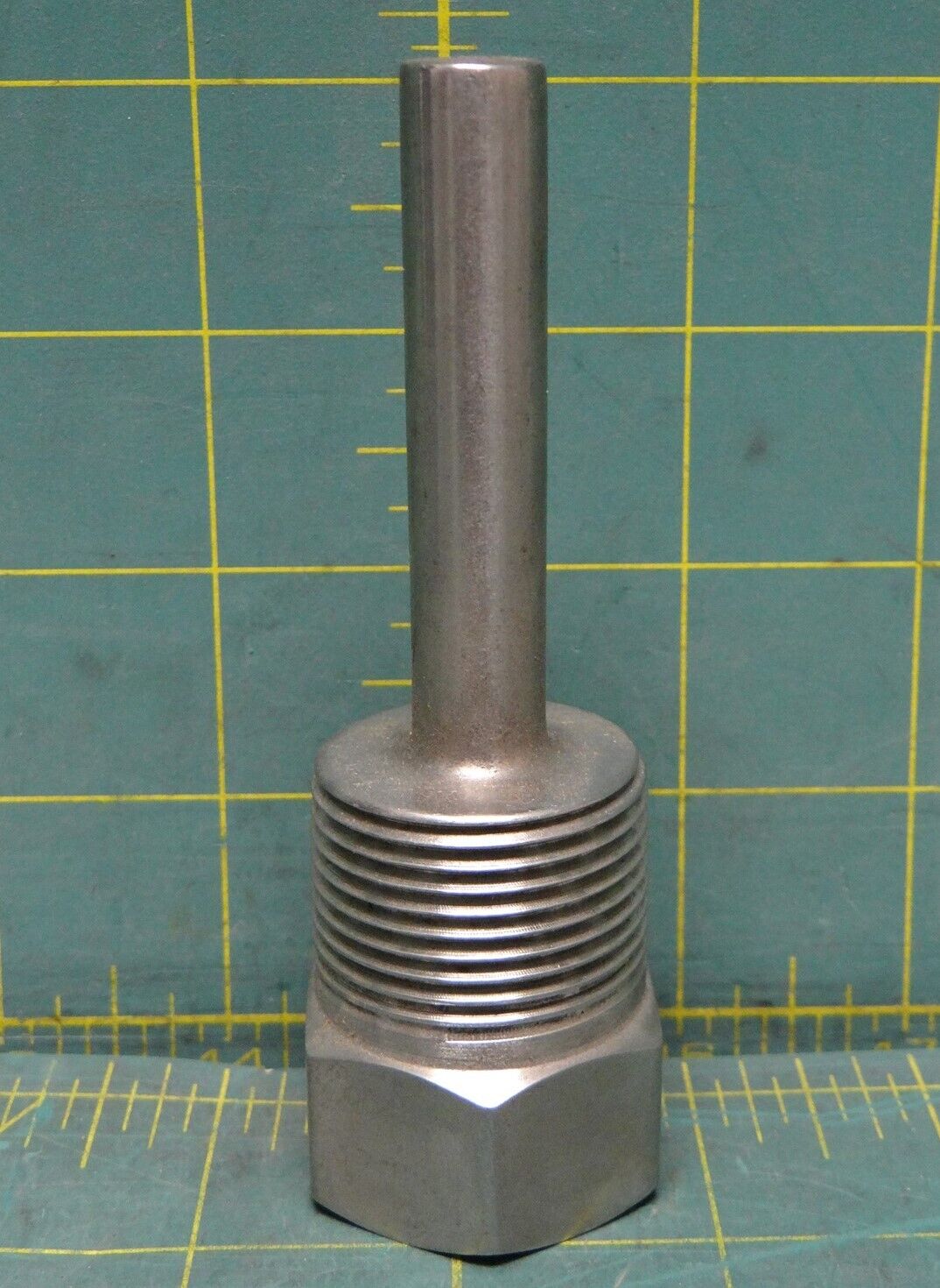304 SS Threaded Thermowell 1" NPT x 1/2" NPT Connection x 2.5" Insertion 