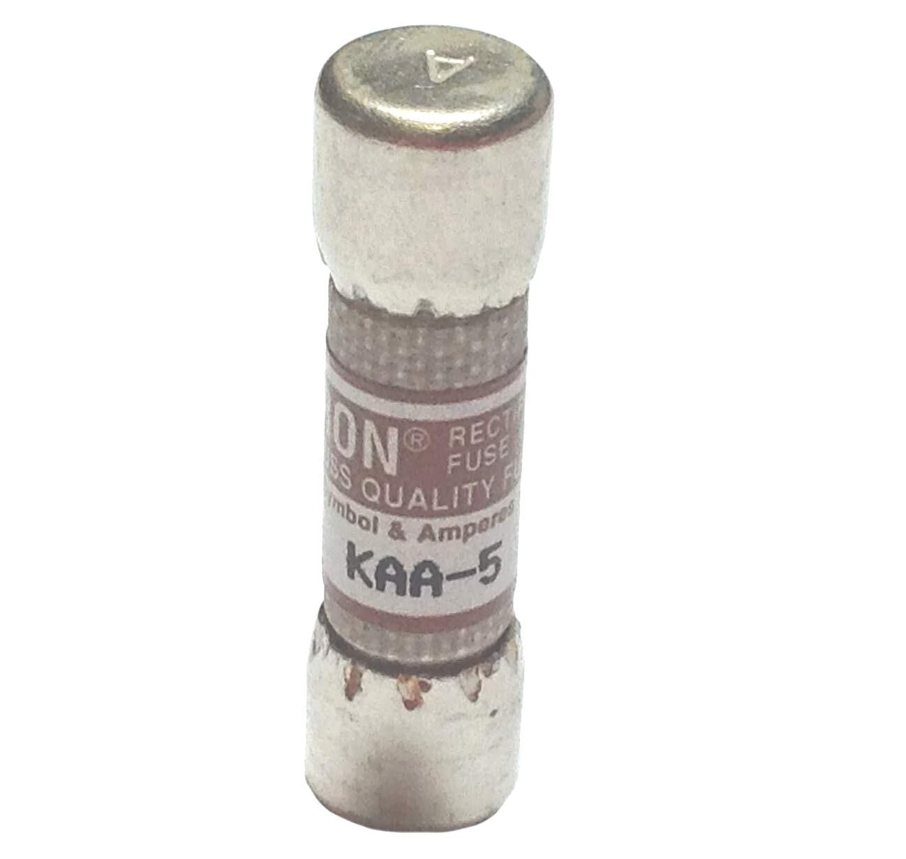 BUSSMAN KAA5 130 VOLT 5 AMP FUSE LOT OF 5