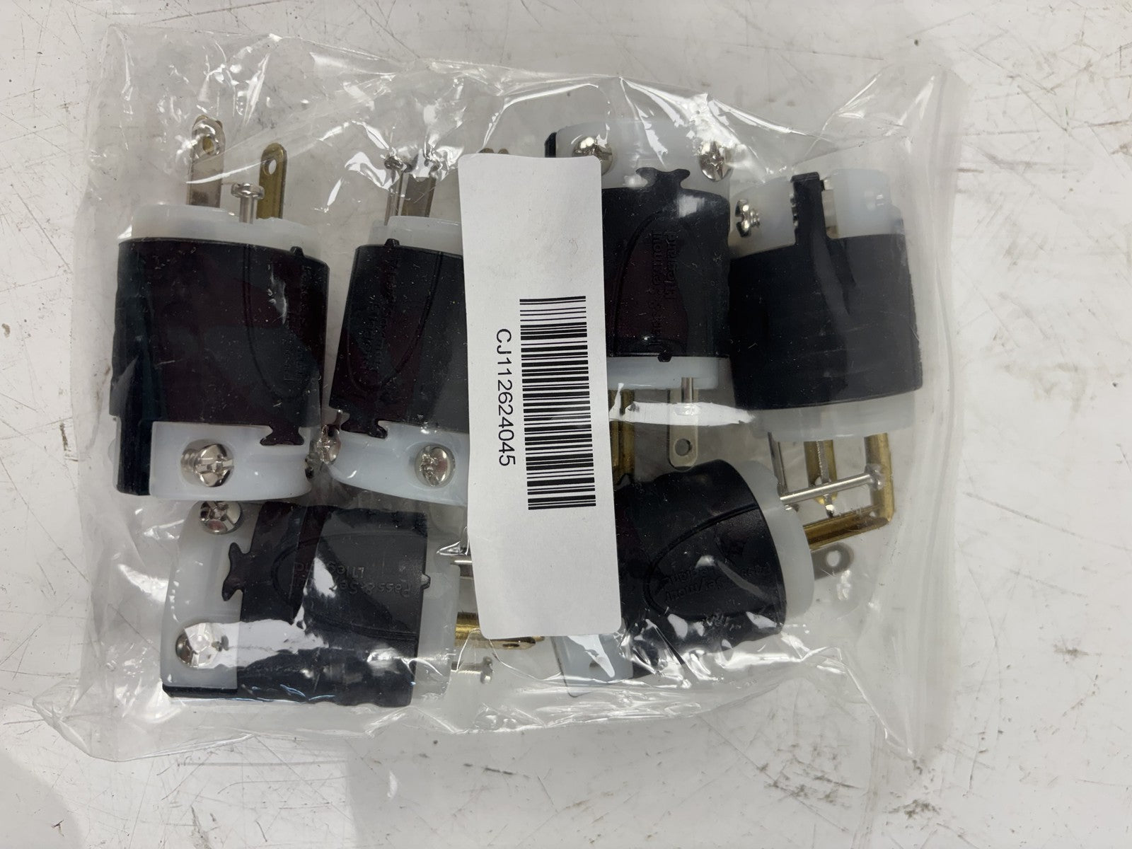 6 Pack Pass & Seymour PS5366-X 20A 125V Straight Blade Plug