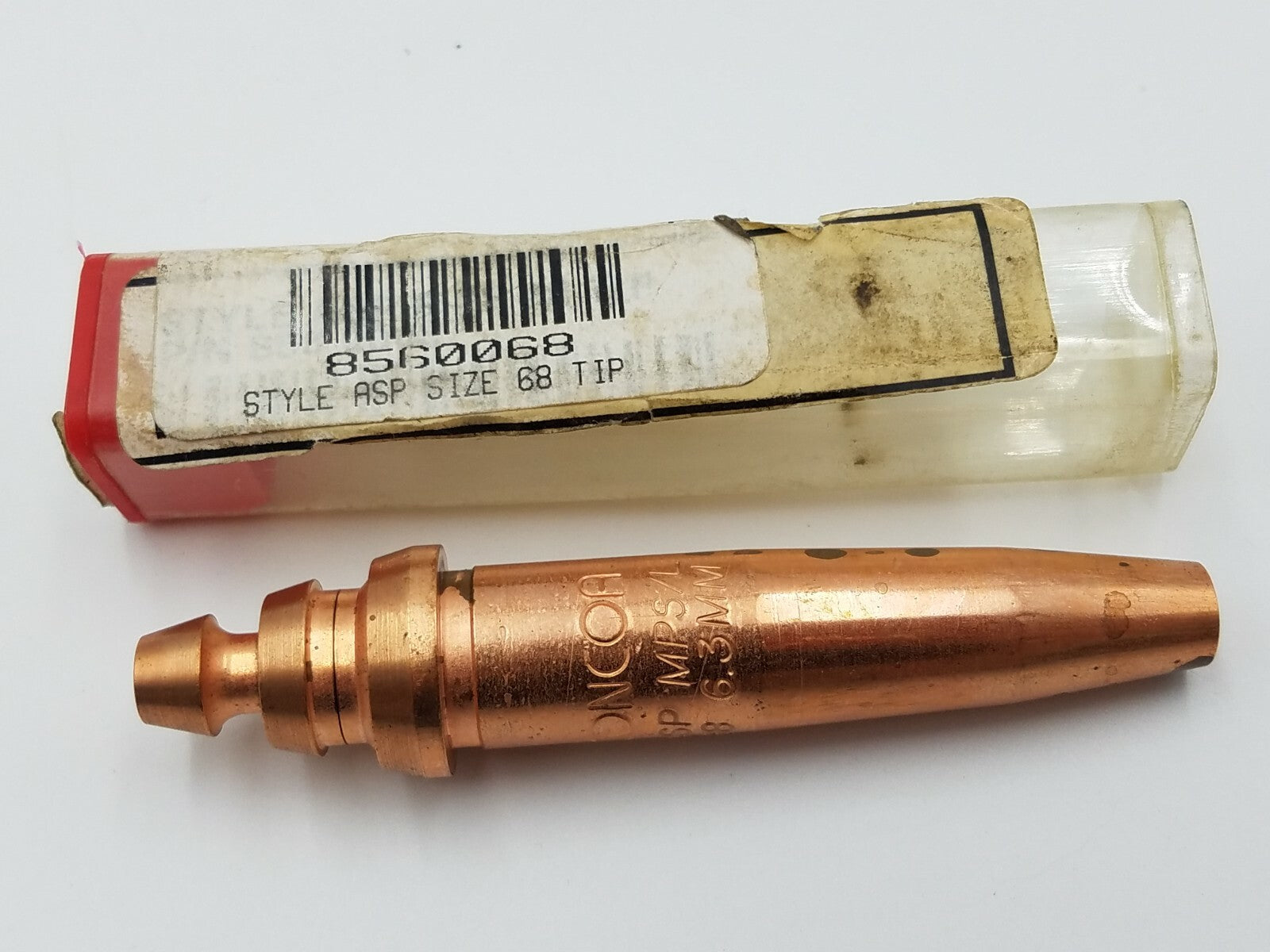 Concoa ASP MPS/L 68 6.3mm Tip Gas Cutting Torch Replacement Part Consumable NOS