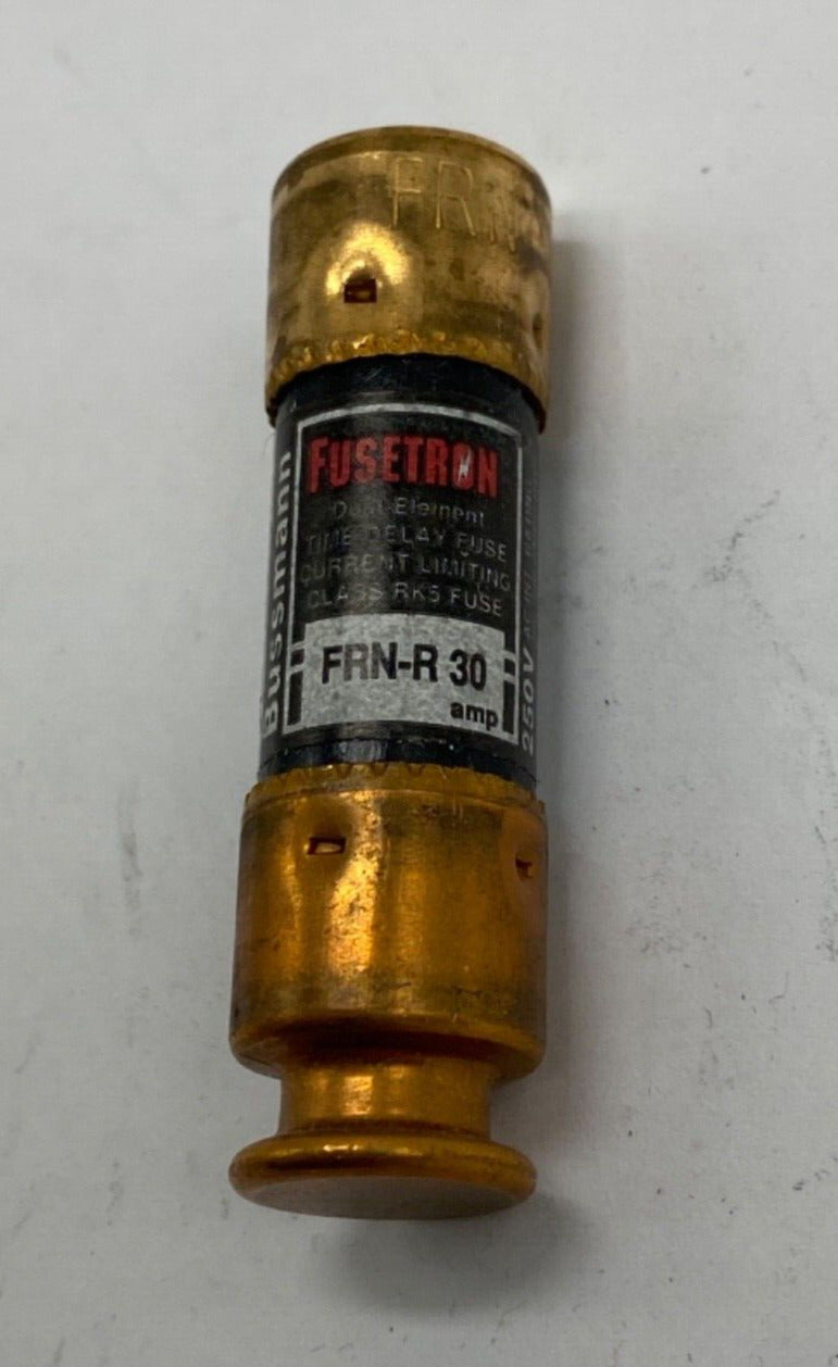 Bussmann  Fusetron FRN-R-30 fuse dual element time delay 30Amp/250Vac