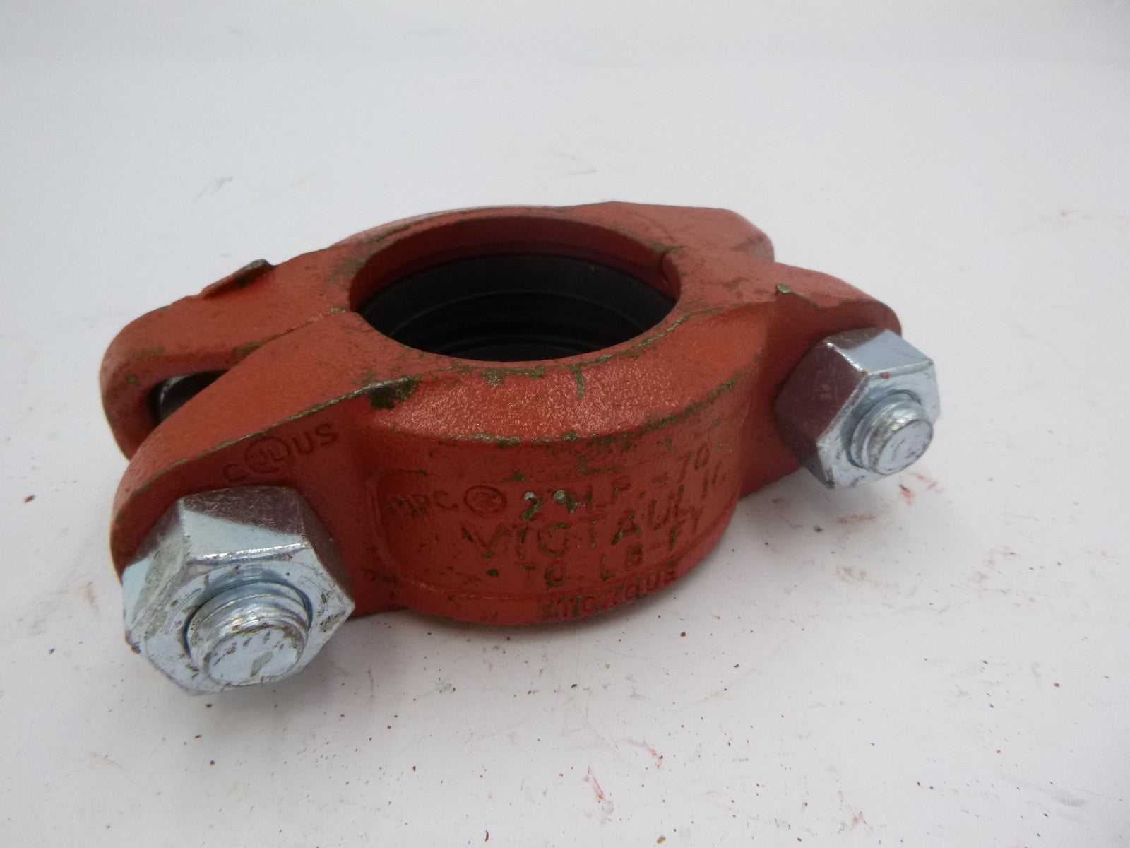 Victaulic 2" Iron Rigidlok Coupling 0390013514 Grade T Class 150 -20°F - 180°F