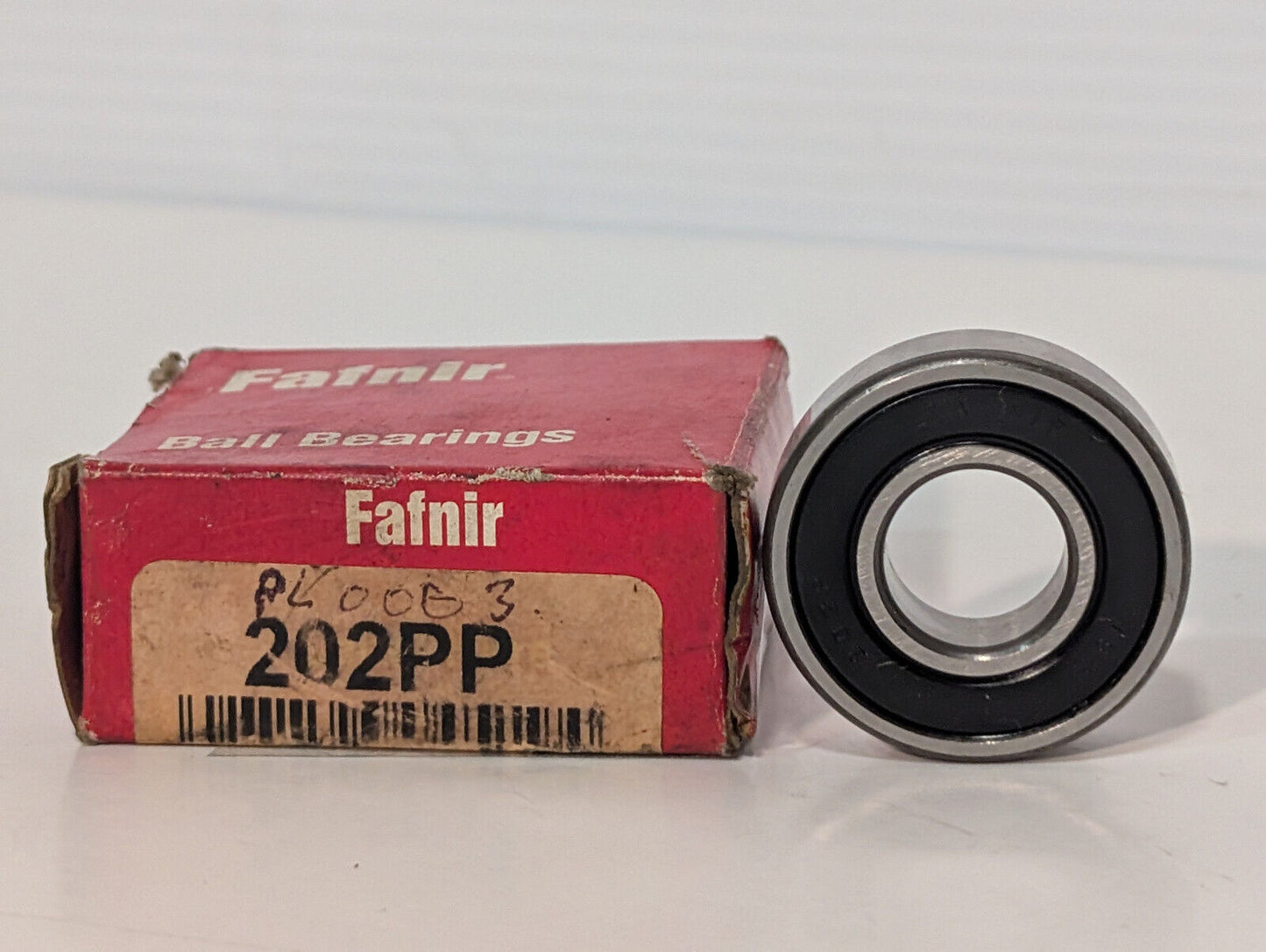 Fafnir 202PP Ball Bearing Double Sealed, Steel Alloy, 087796045194, Made in USA