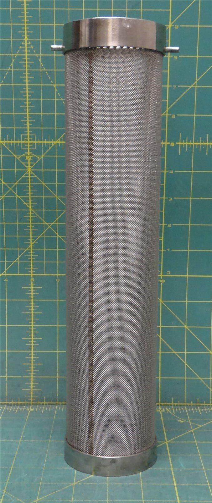 13.25" Long Cannister Extract Filter APV Fluid M32 Dual Layer Stainless Mesh
