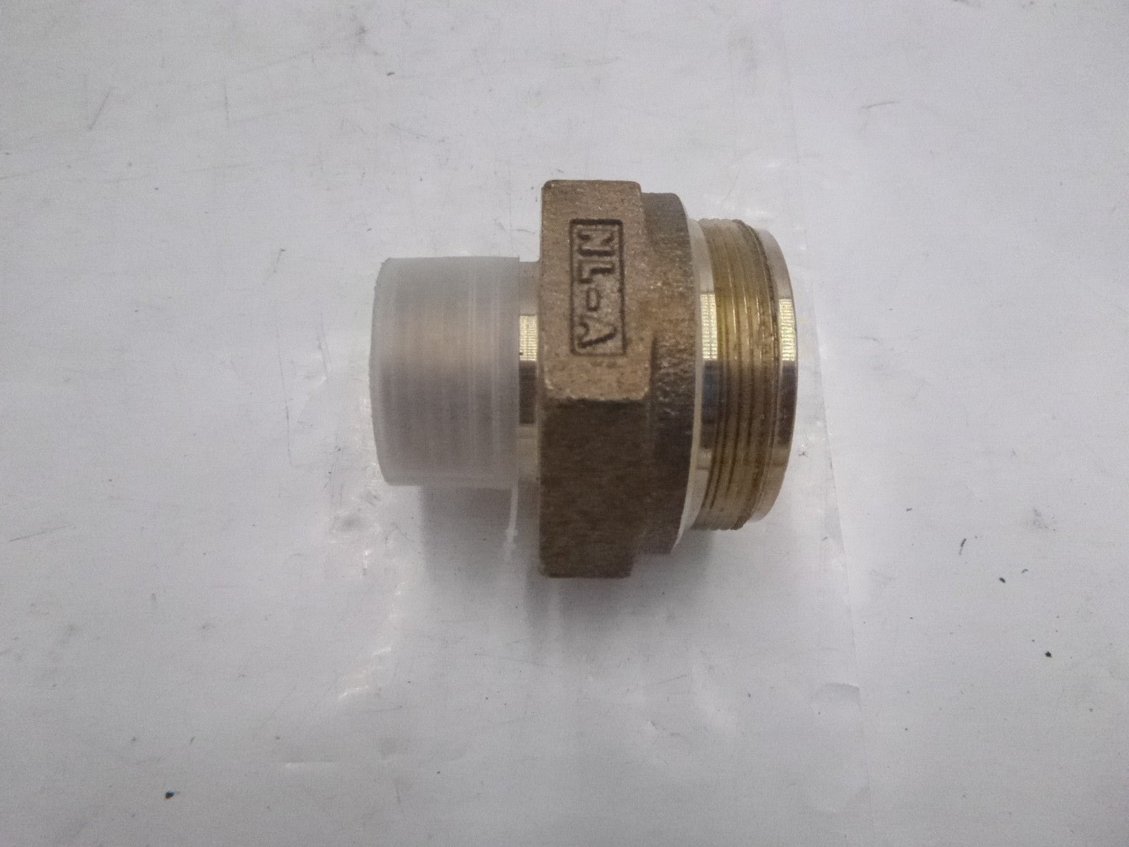 Straight Brass Connector 1-1/2"  to 1" NL-A