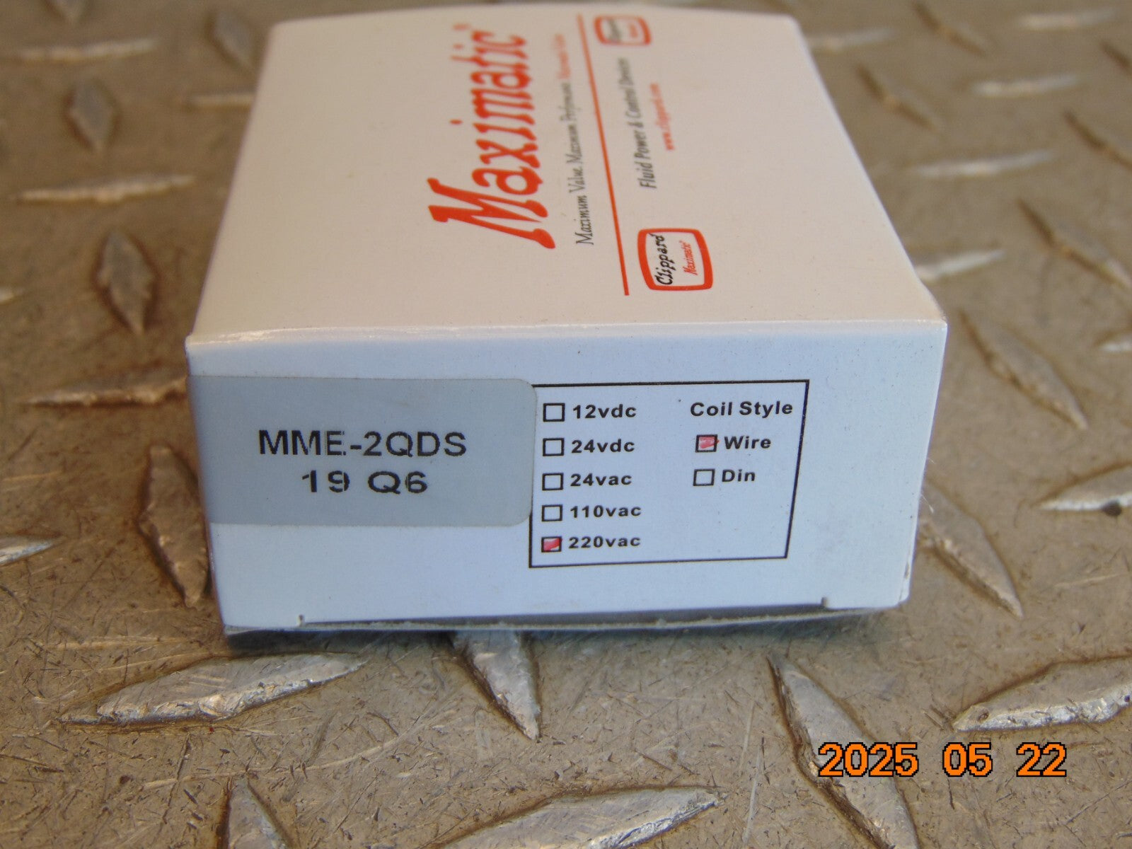 CLIPPARD MME-2QDS SOLENOID VALVE 220VAC
