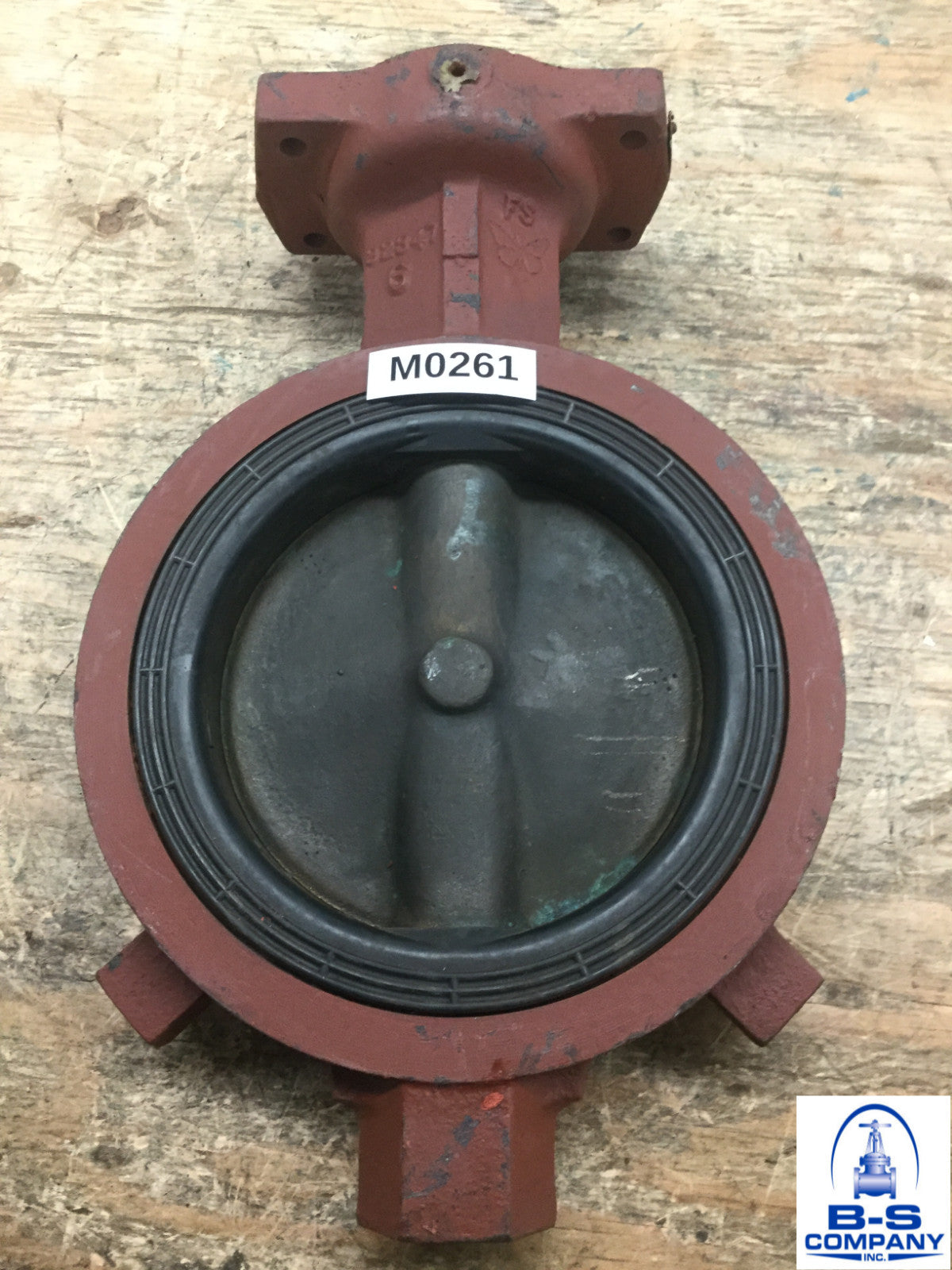 Butterfly Valve 6" 150 CRANE Wafer Bare Stem Alum/Brz Disc EPDM Seat