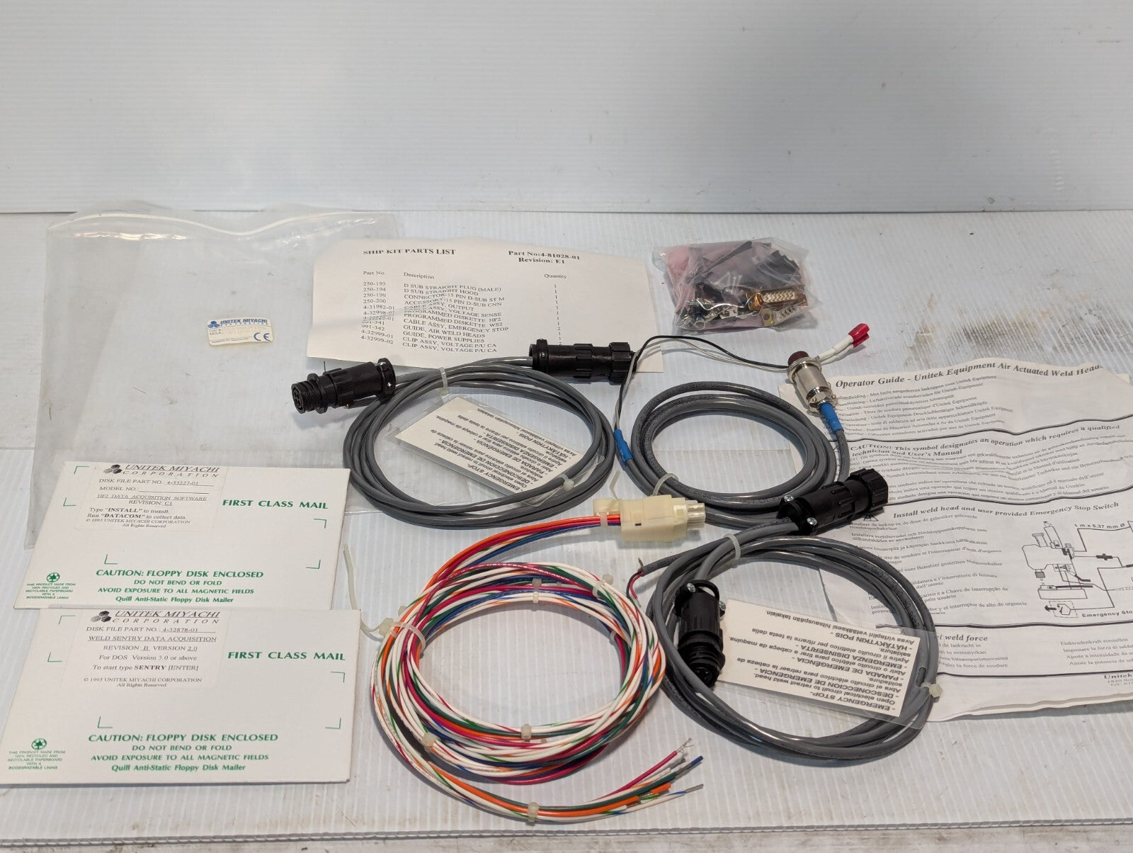 Unitek Miyachi Accessories and Cables, See Photo for PNs+Returns