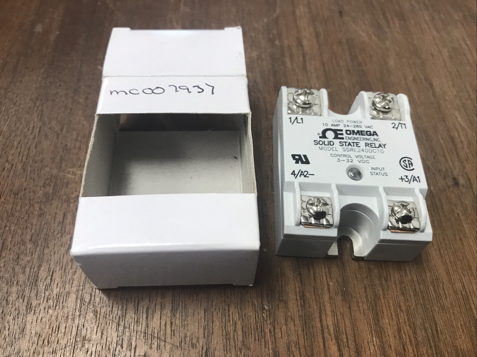 Omega Solid State Relay, Model SSRL240DC10